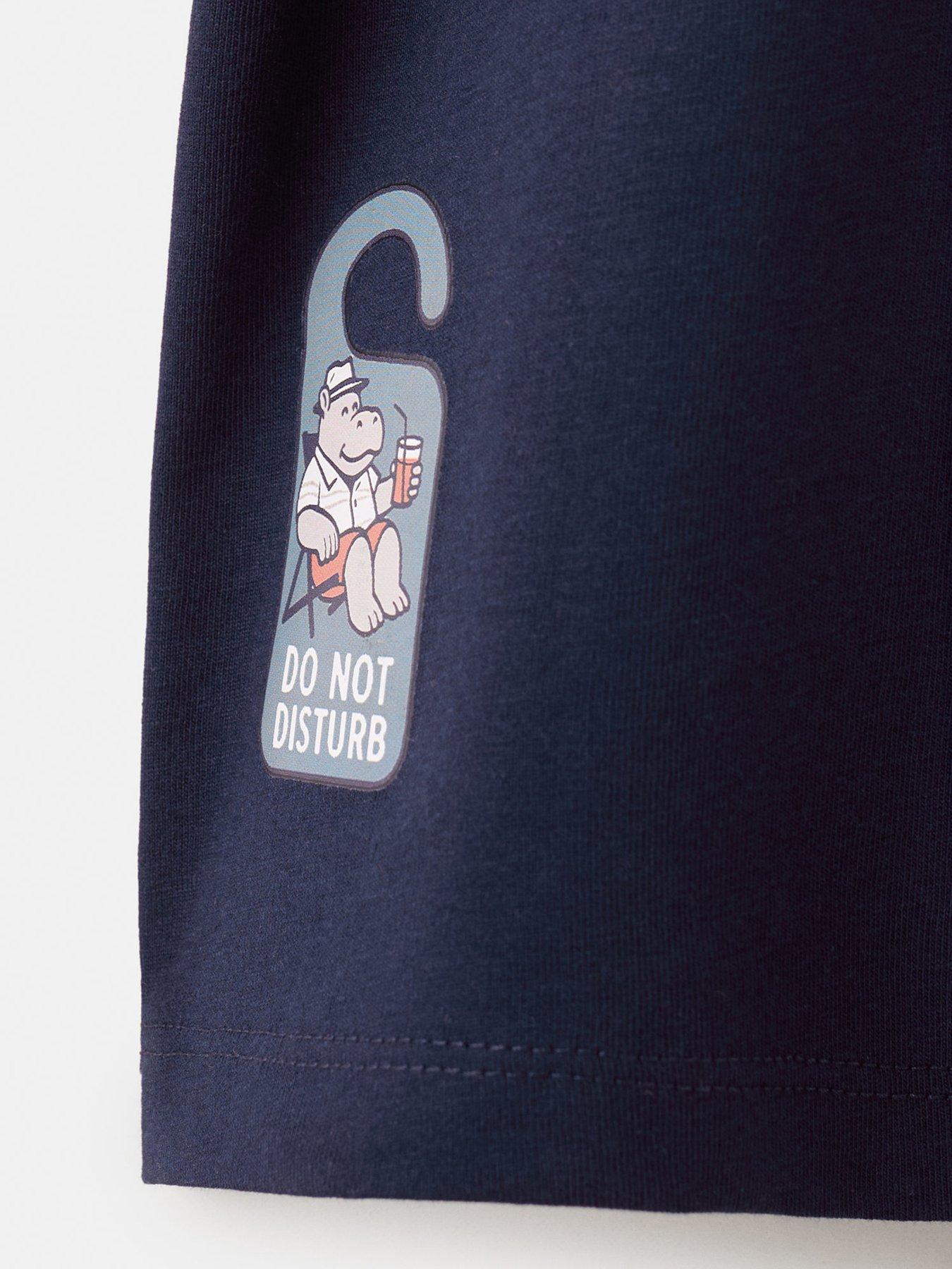 Image 3 of 4 of Mango Younger Boys Resort Days Short Sleeve T-shirt - Navy