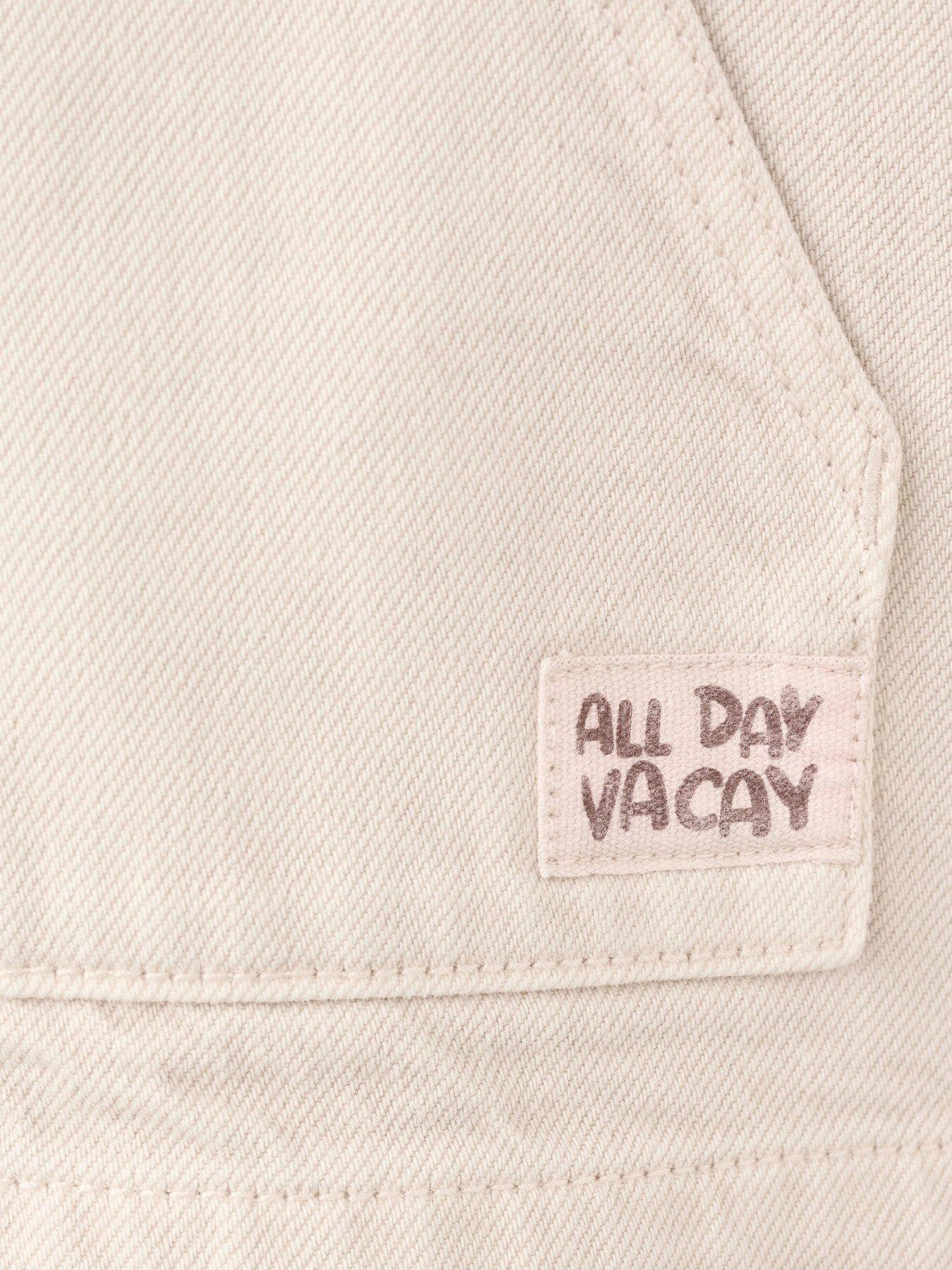 Image 4 of 4 of Mango Younger Boys Hooded Denim Jacket - Beige