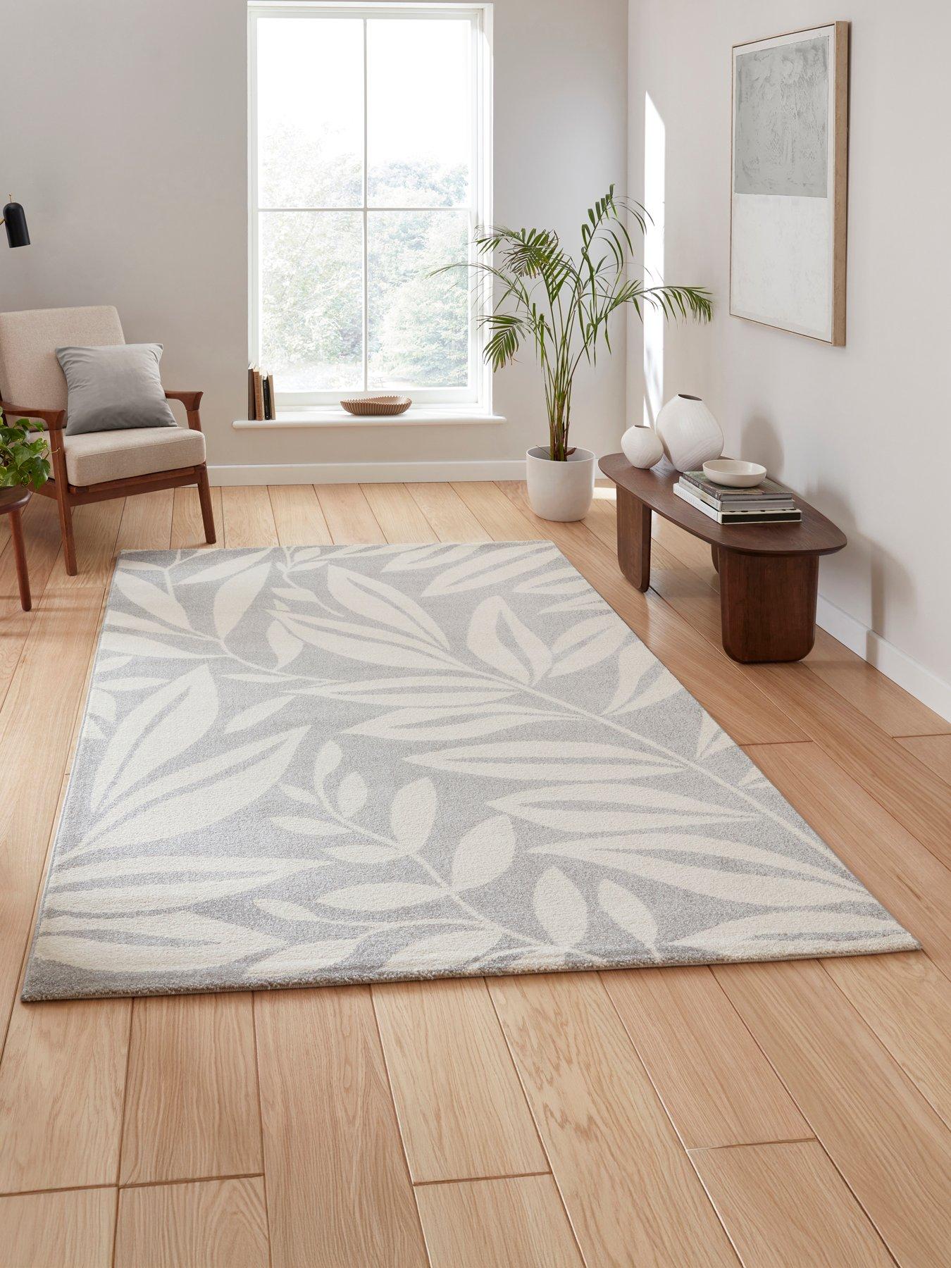 Catherine Lansfield Cl - Sorrel Leaves Grey - 080 X 150