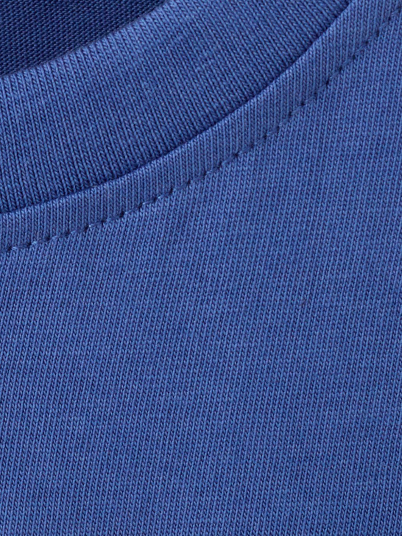 Image 3 of 4 of Mango Younger Boys Ocean Vibes Short Sleeve T-shirt - Blue