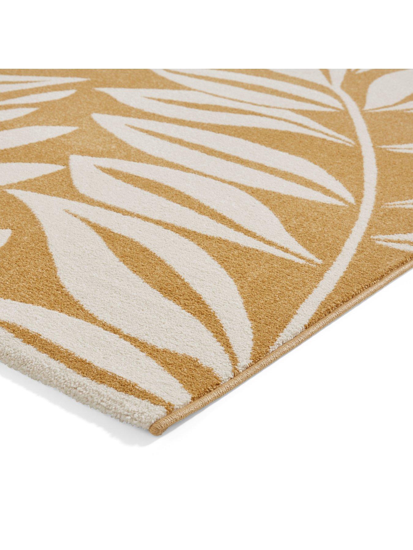 Image 5 of 6 of Catherine Lansfield Cl - Sorrel Leaves Ochre - 080 X 150