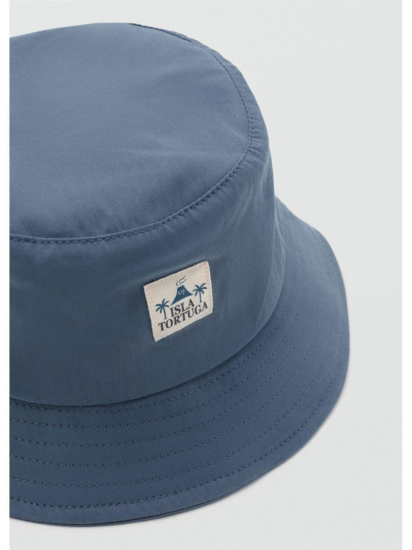 Image 4 of 4 of Mango Younger Boys Bucket Hat - Blue