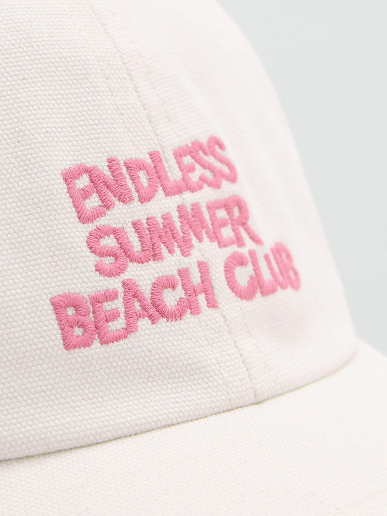 Image 4 of 5 of Mango Girls Summer Beach Club Cap - Cream