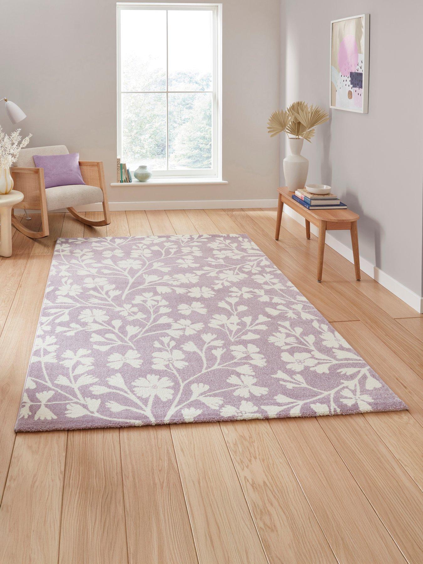 Catherine Lansfield Cl - Grace Floral Lilac - 080 X 150