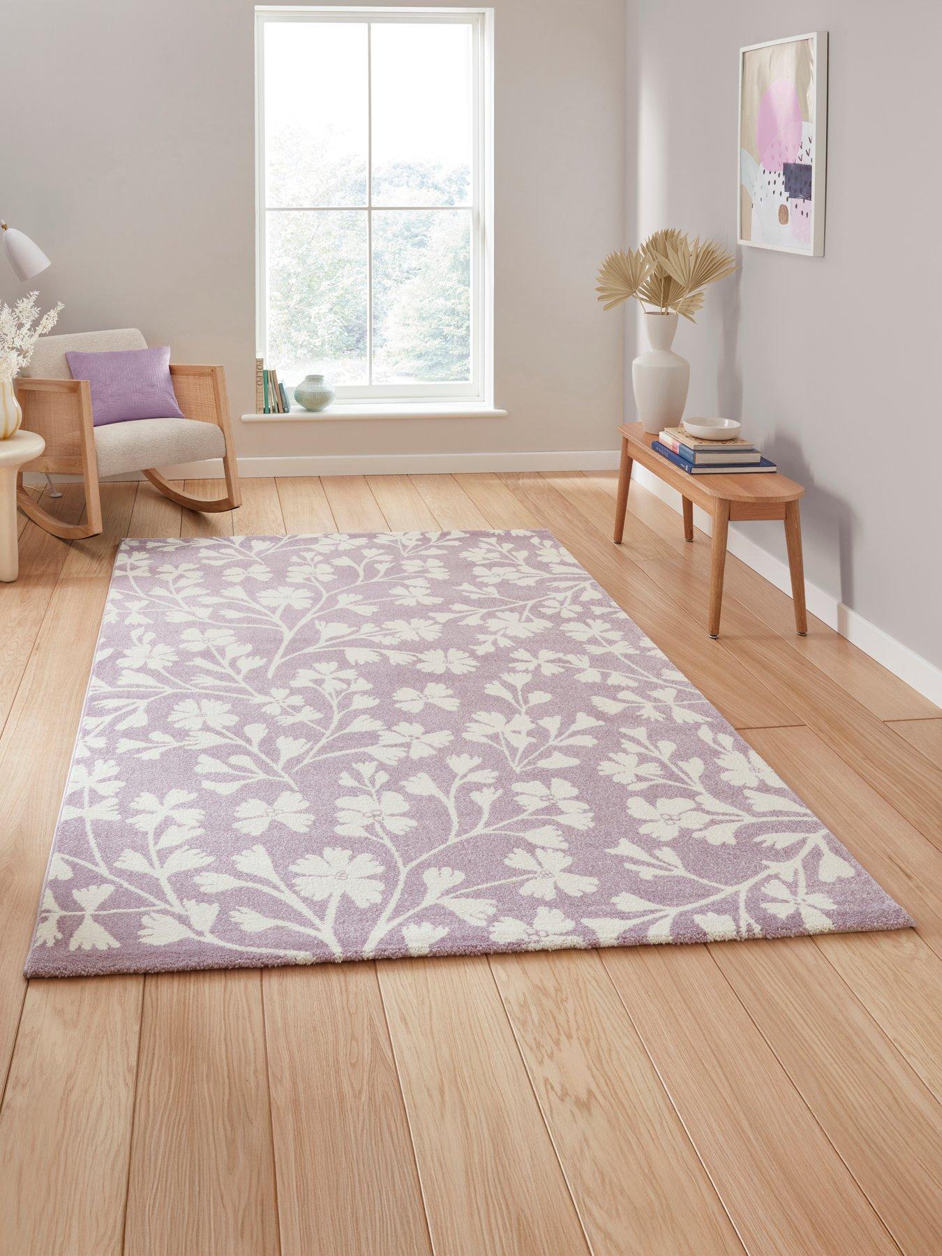 Catherine Lansfield Cl - Grace Floral Lilac - 120 X 170