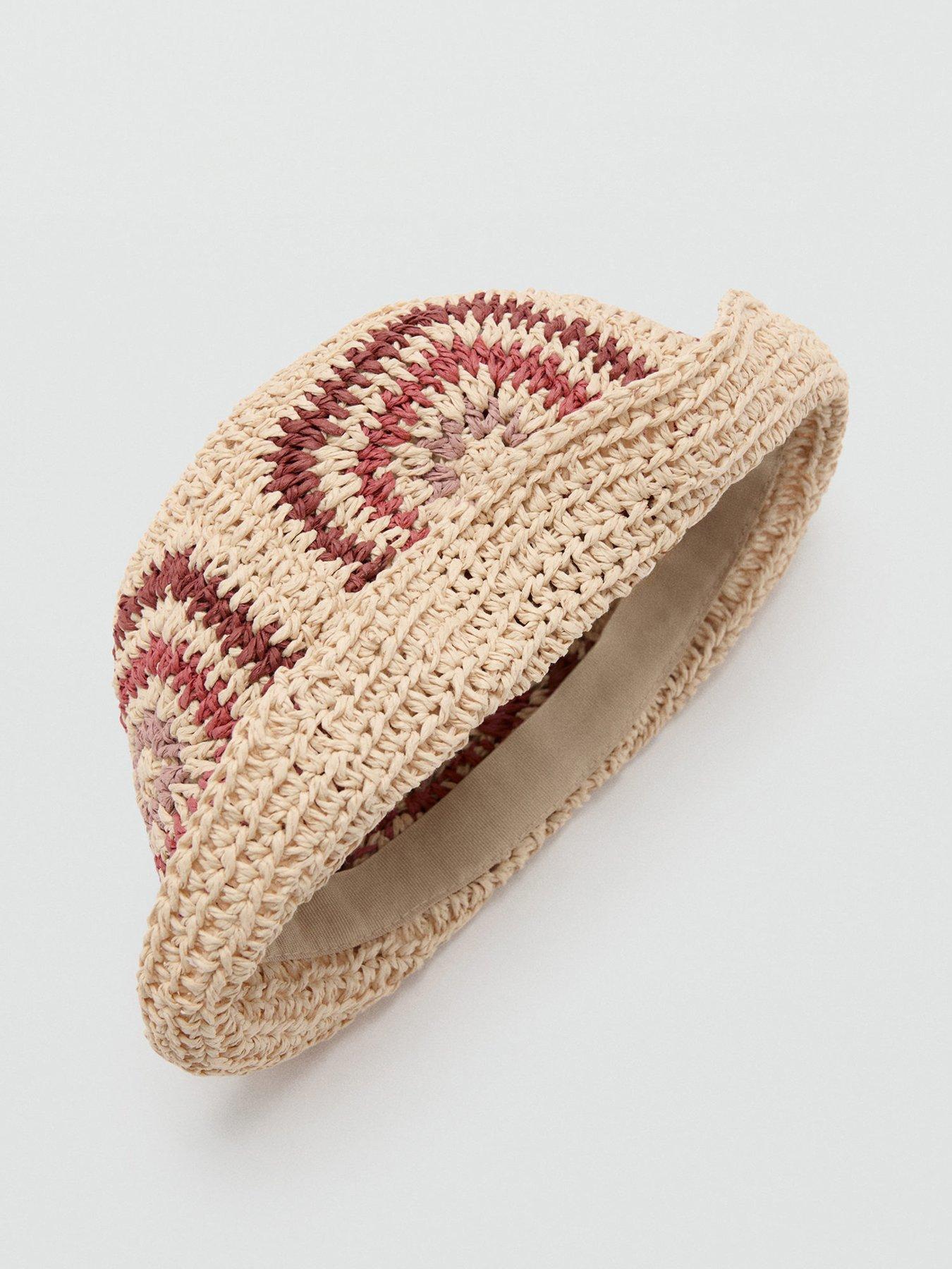 Image 2 of 3 of Mango Girls Crochet Hat - Beige