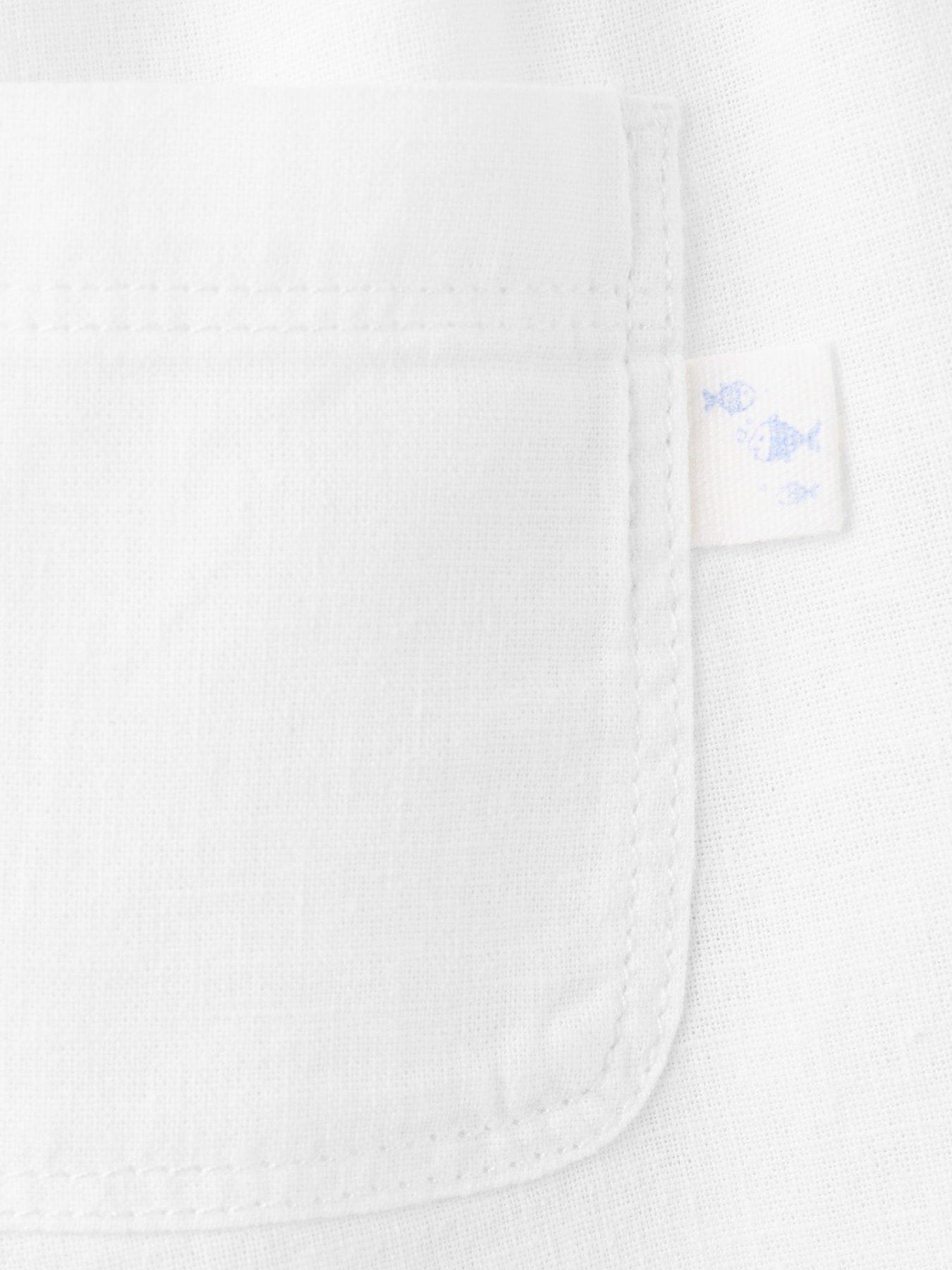 Image 3 of 4 of Mango Younger Boys Linen Mix Trousers - Light Cream