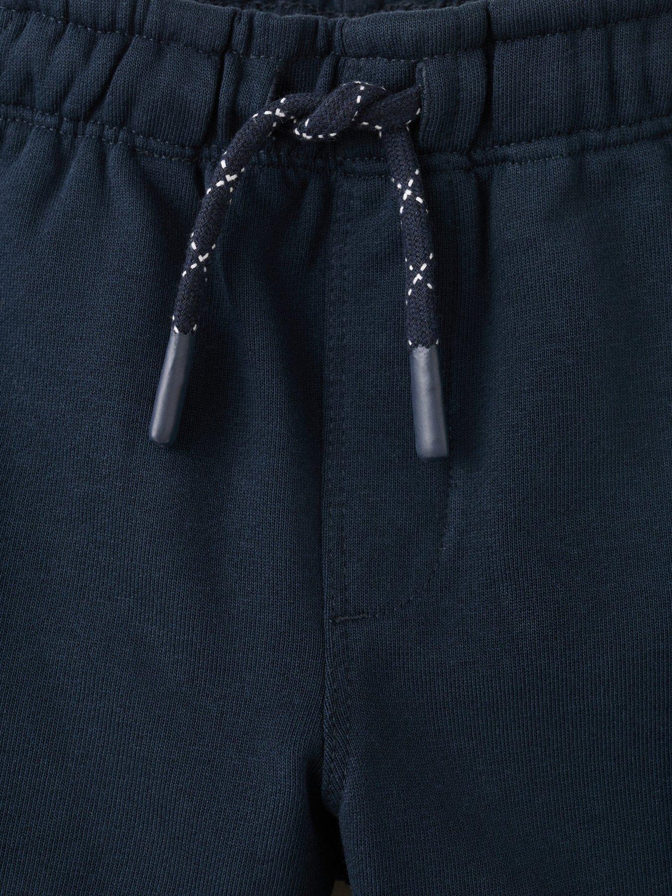 Image 4 of 4 of Mango Younger Boys Jersey Cargo Shorts - Navy