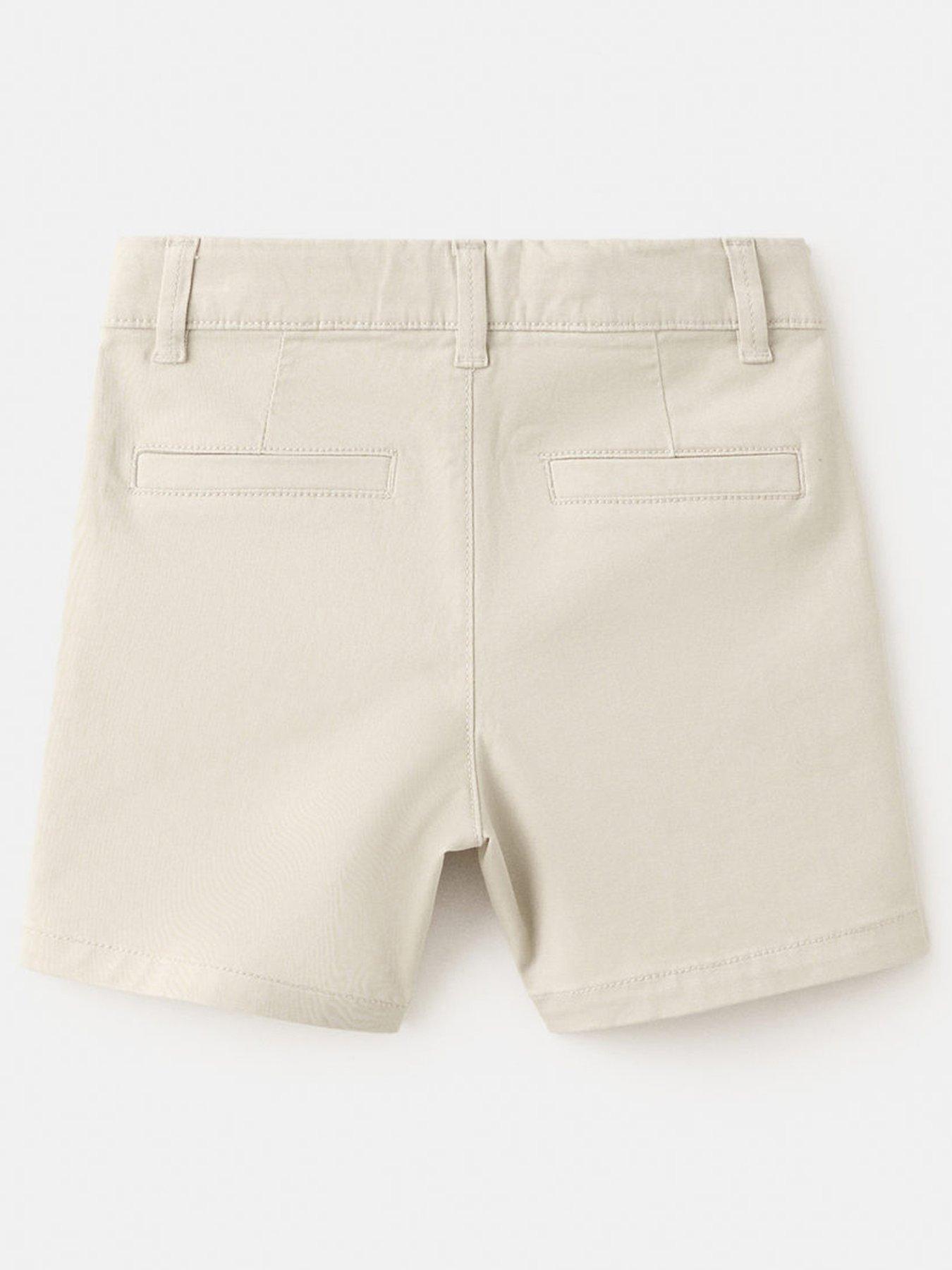 Image 2 of 4 of Mango Younger Boys Chino Shorts - Beige