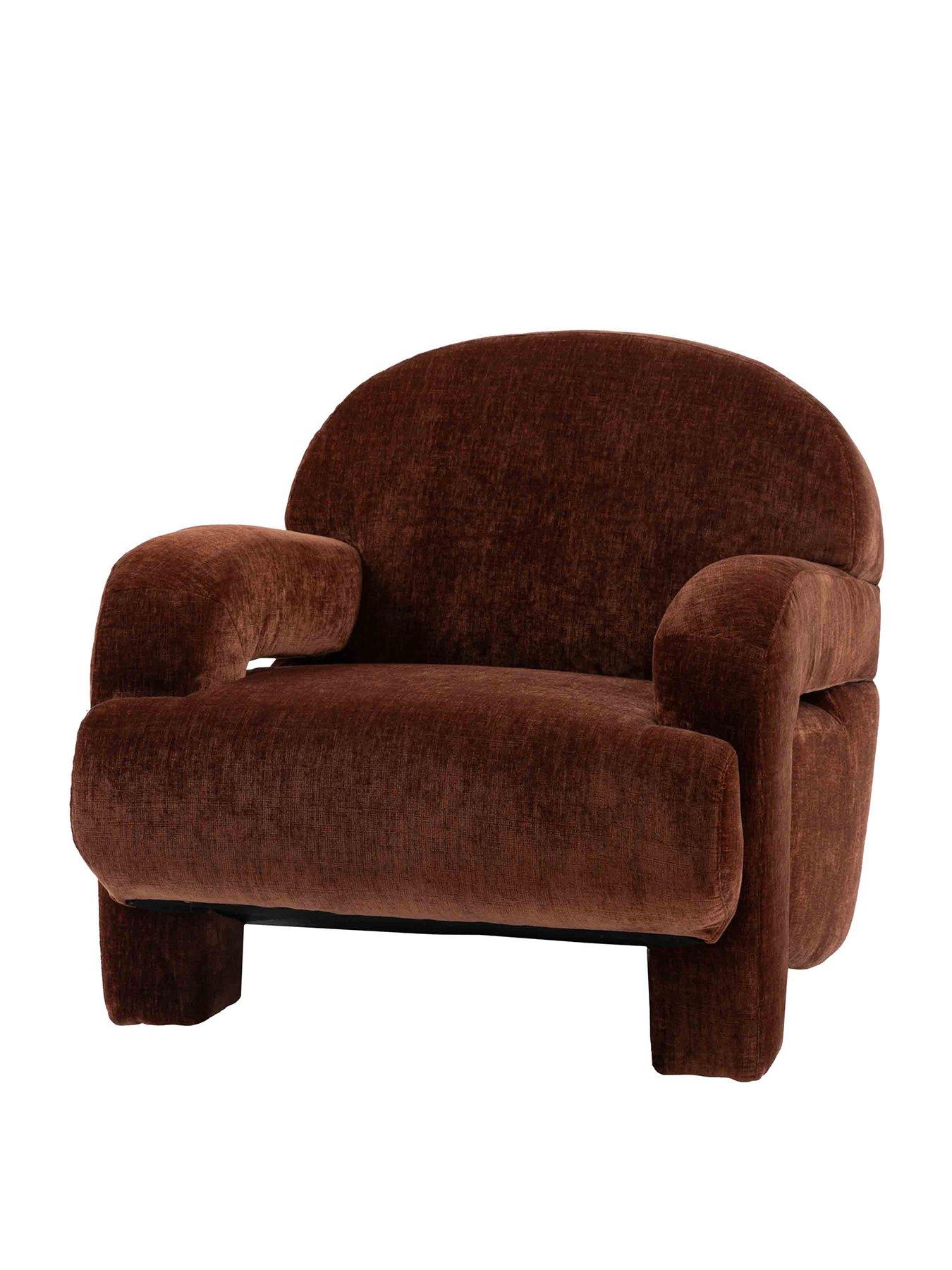 Image 1 of 1 of Gallery Direct Aros Armchair Celine Brandy