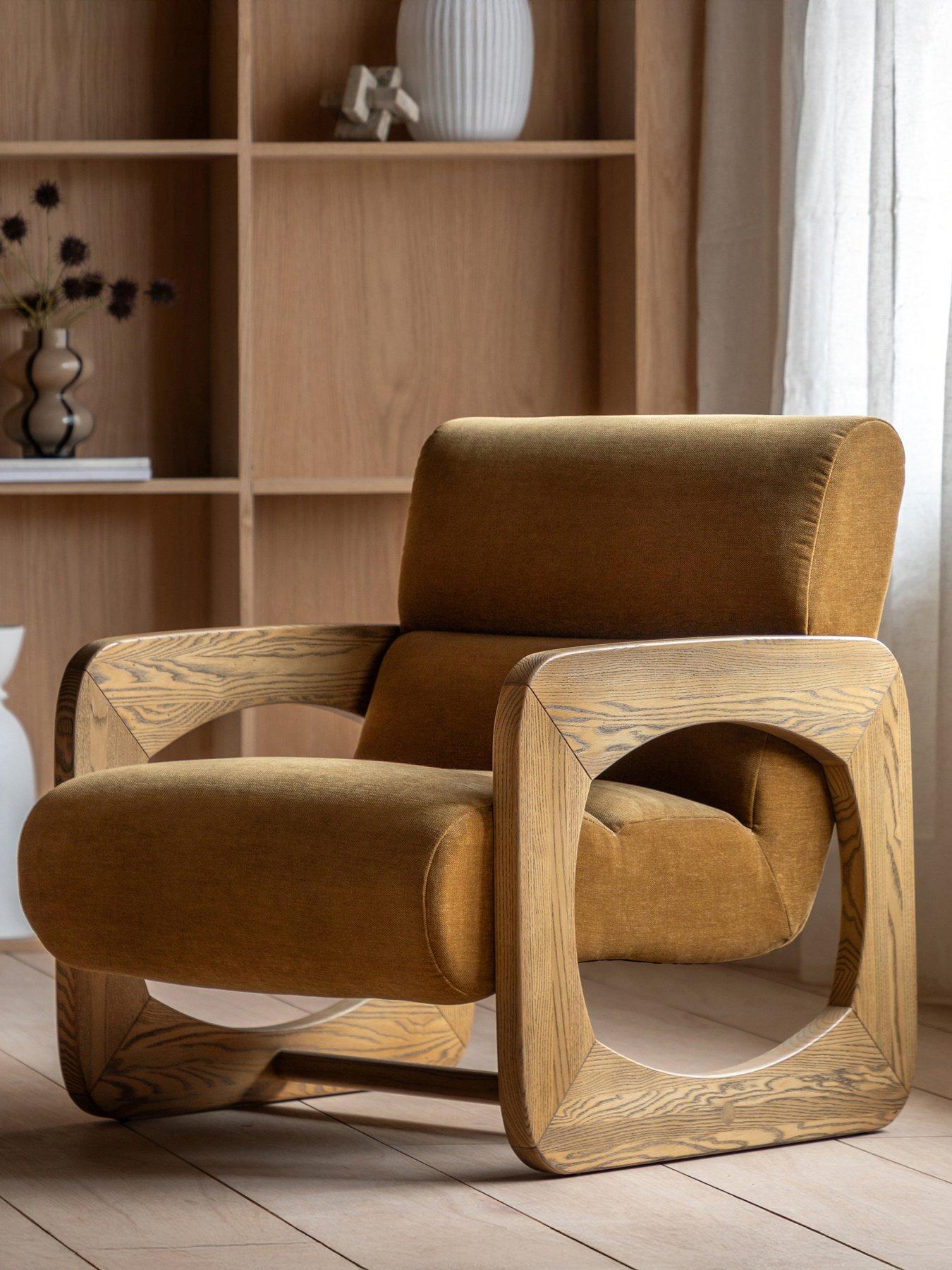 Gallery Direct Marco Golden Armchair