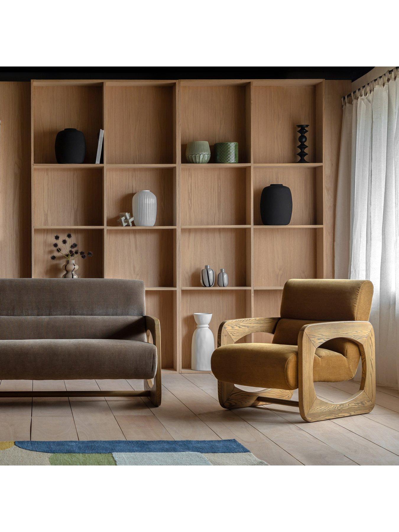 Image 3 of 4 of Gallery Direct Marco Golden Armchair