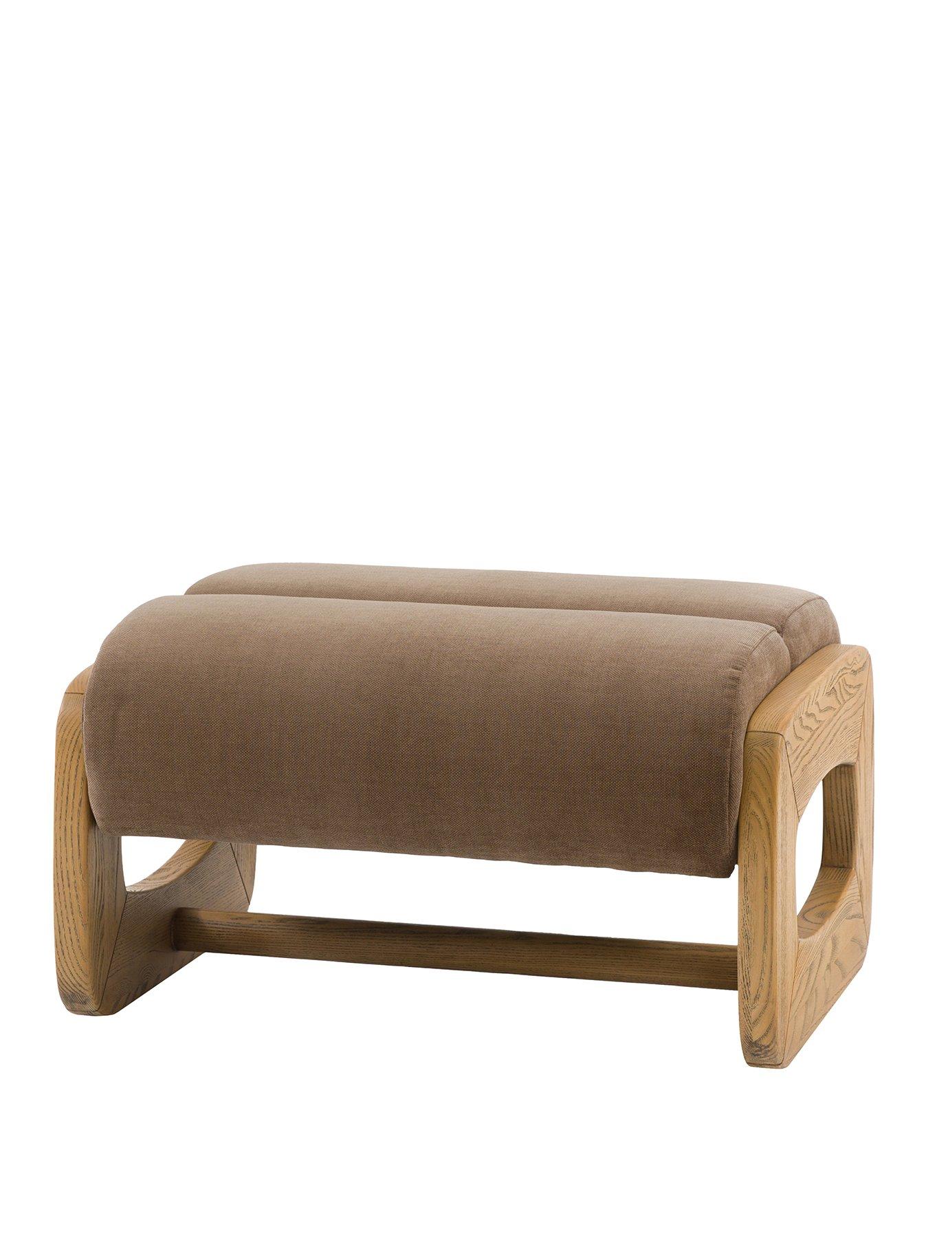 Image 2 of 5 of Gallery Direct Marco Sepia Footstool