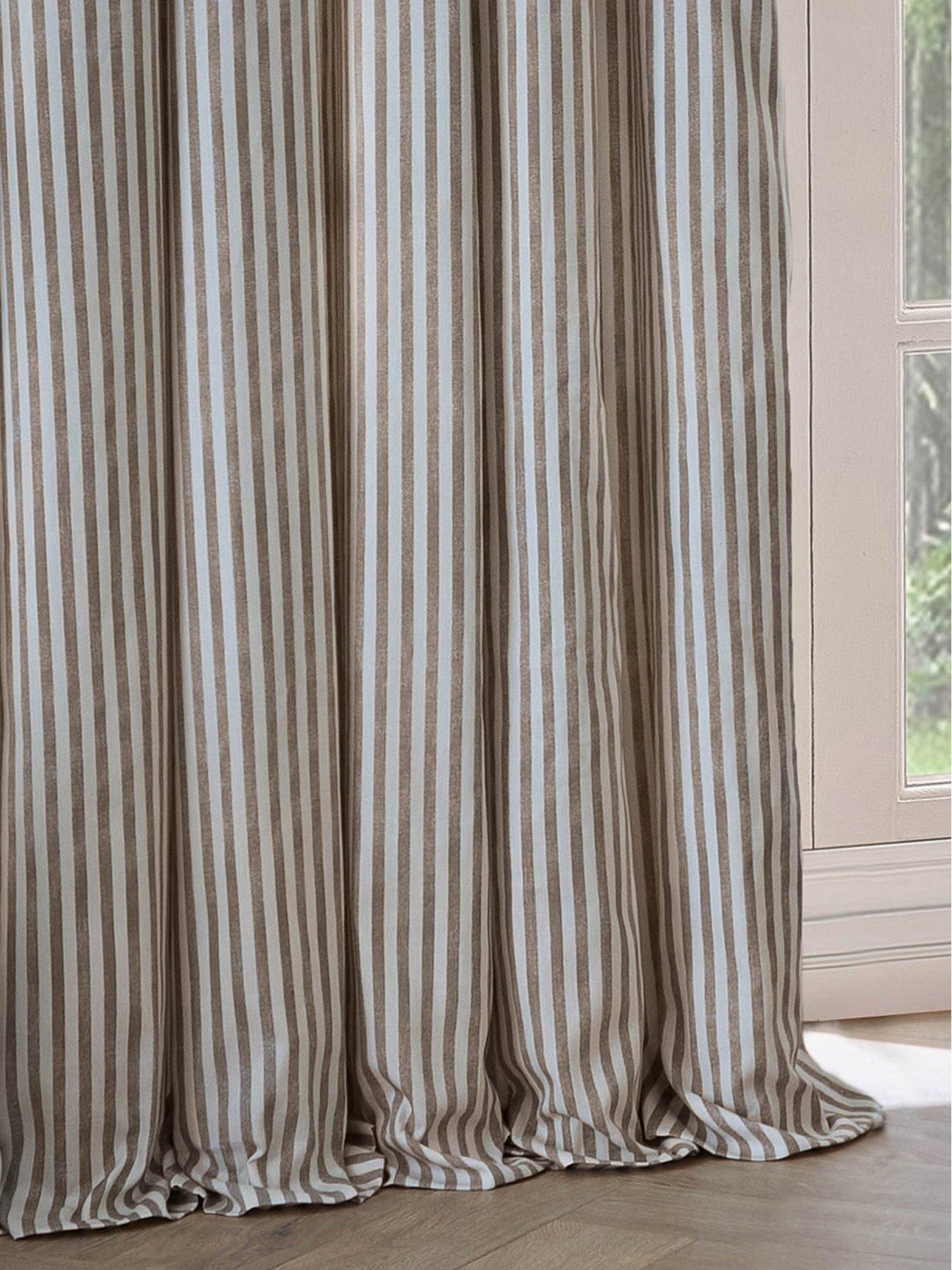 Image 5 of 6 of Yard Hebden Stripe Eyelet Curtains