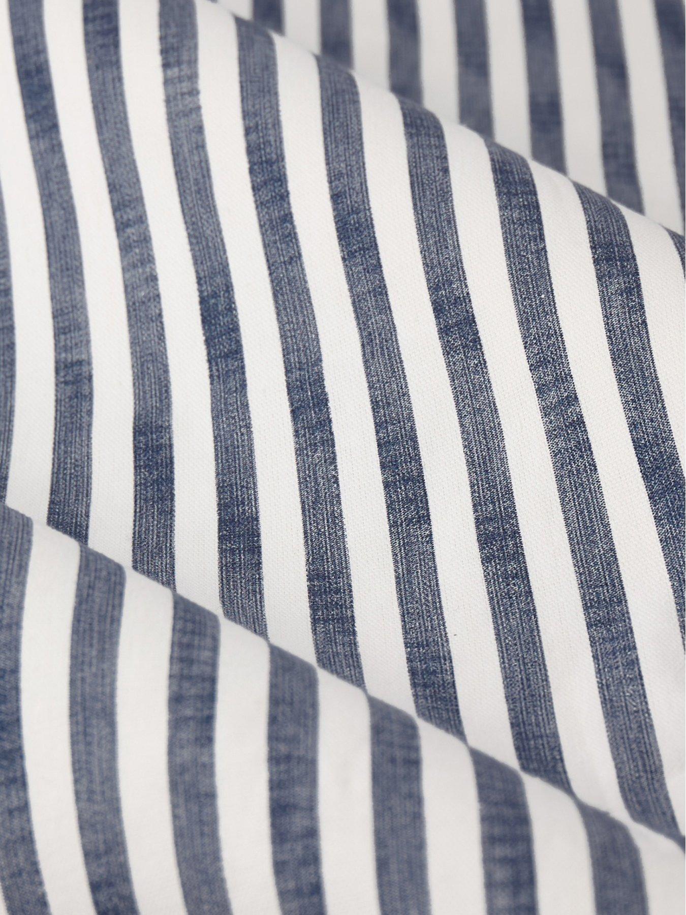 Image 6 of 6 of Yard Hebden Stripe Blackout Eyelet Curtains
