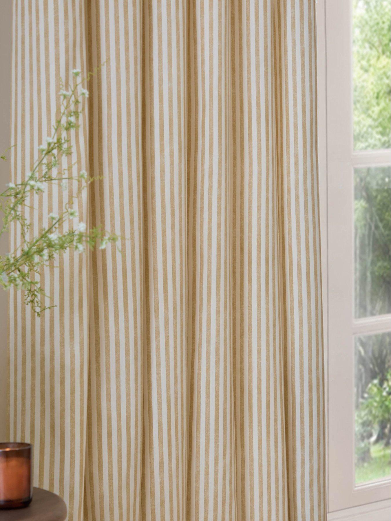 Image 2 of 5 of Yard Hebden Stripe Pencil Pleat Curtains