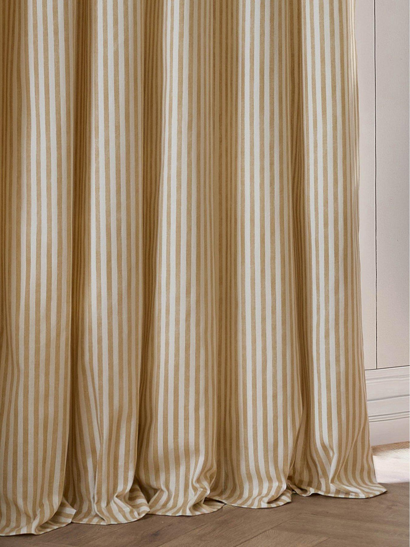 Image 4 of 5 of Yard Hebden Stripe Pencil Pleat Curtains