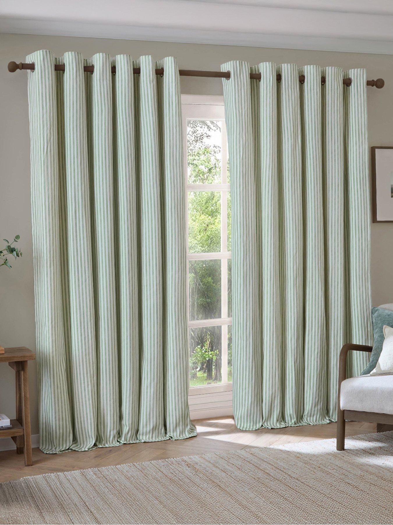 Yard Hebden Eyelet Curtains Eucalyptus