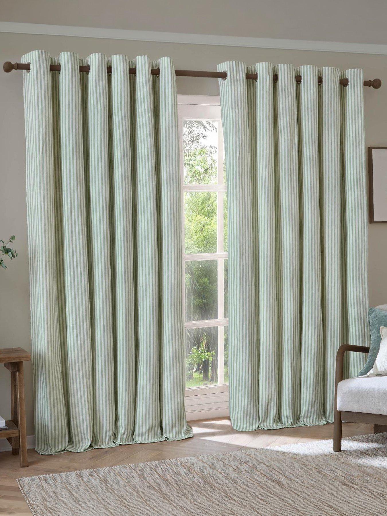 Image 2 of 7 of Yard Hebden Eyelet Curtains Eucalyptus