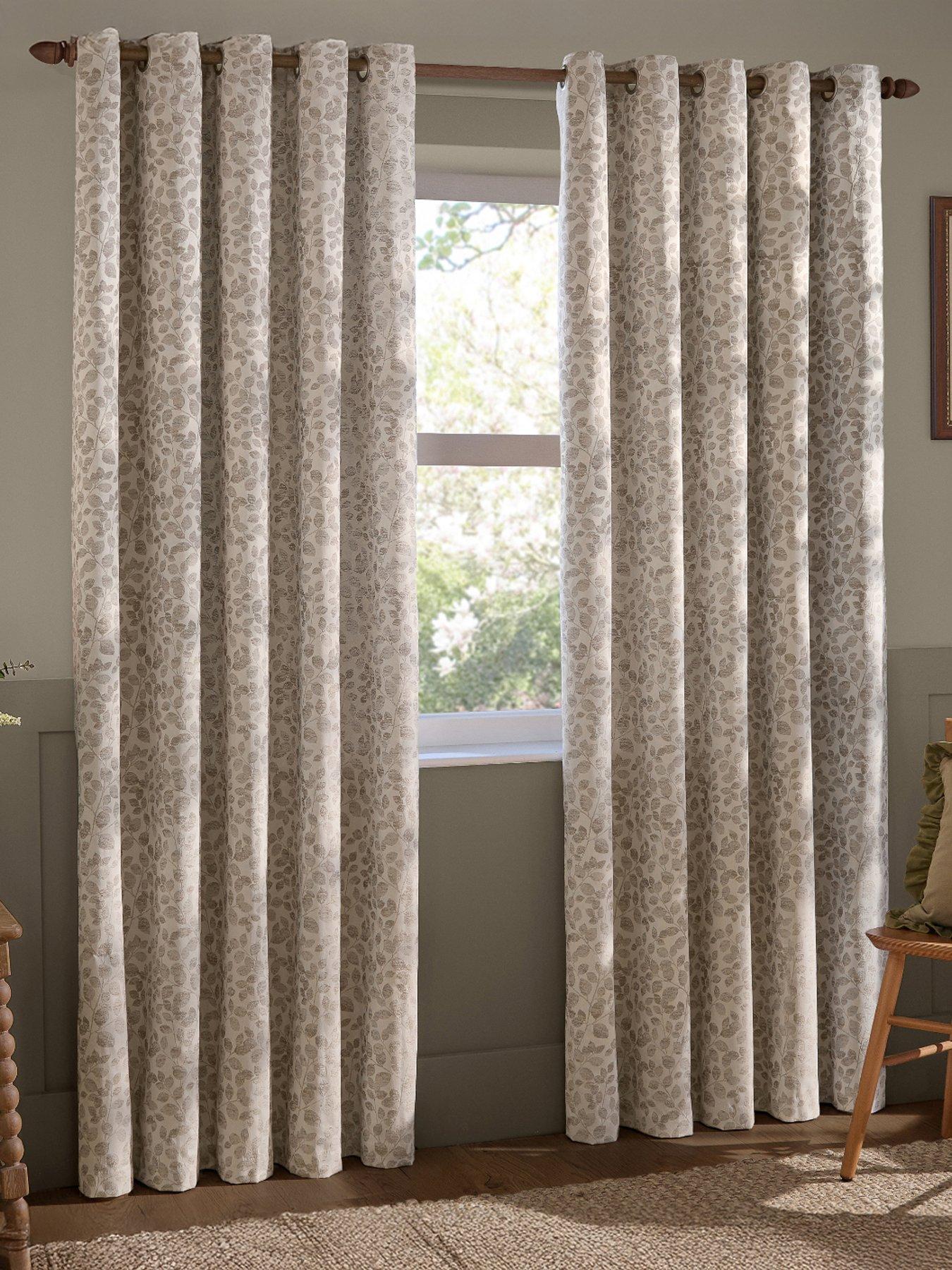 Image 1 of 6 of Wylder Grace Leaf Eyelet Curtains