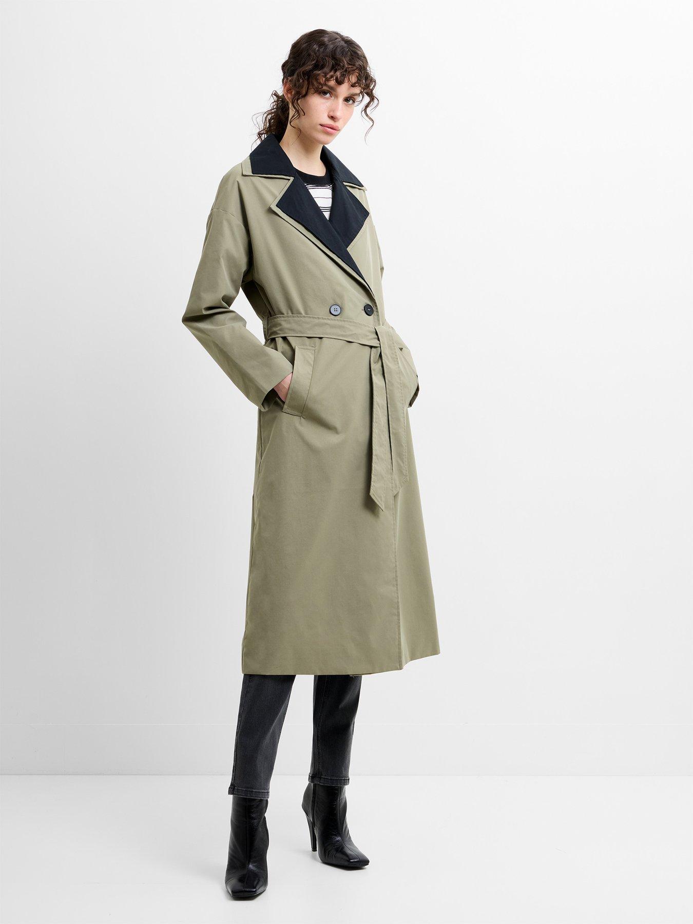 Image 1 of 5 of French Connection Classic Double-breasted Trench Coat