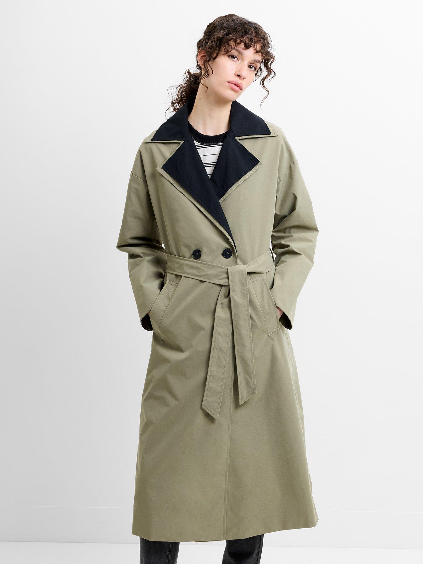 Image 3 of 5 of French Connection Classic Double-breasted Trench Coat
