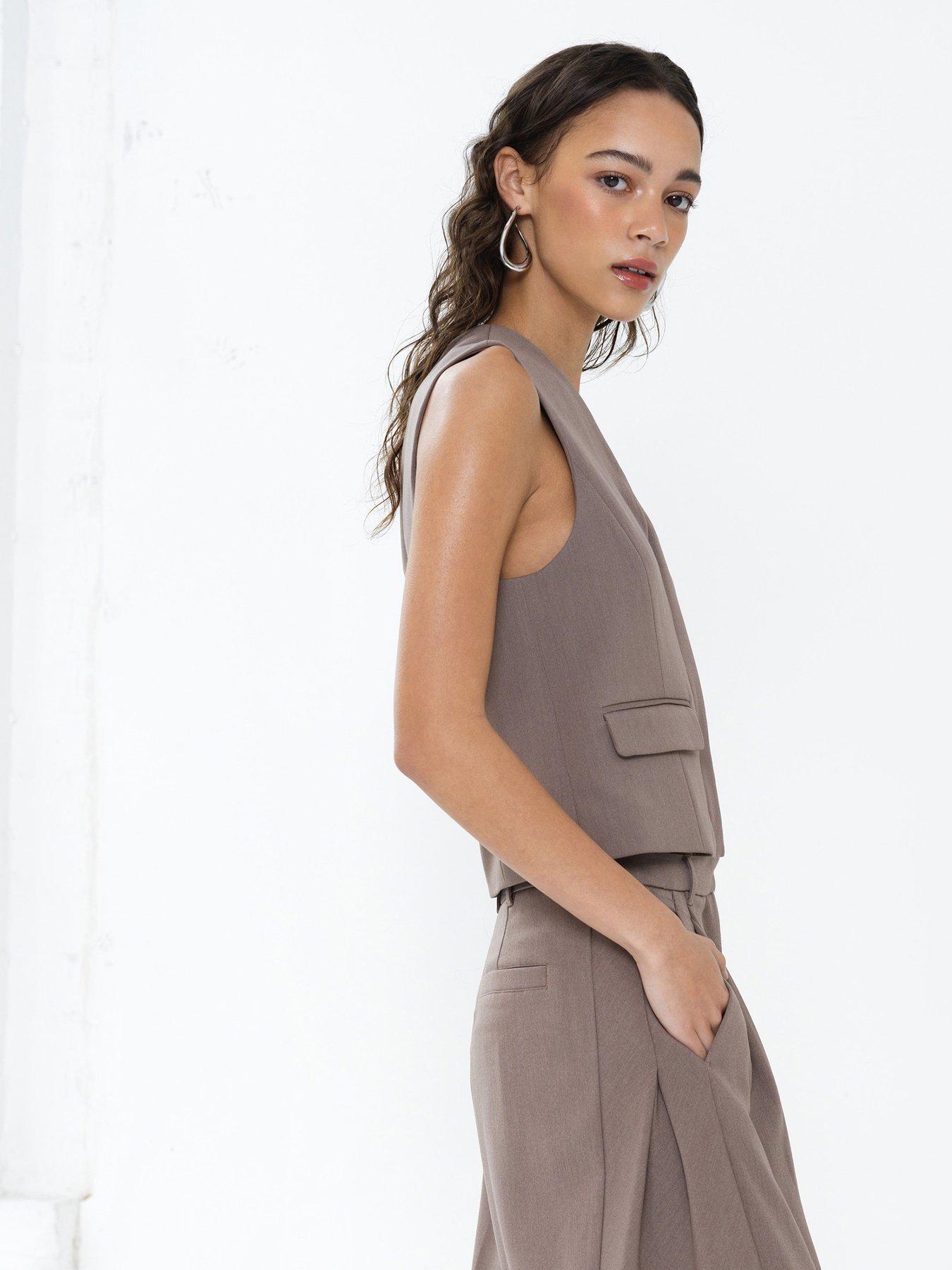 Image 2 of 5 of French Connection V-neck Sleeveless Waistcoat
