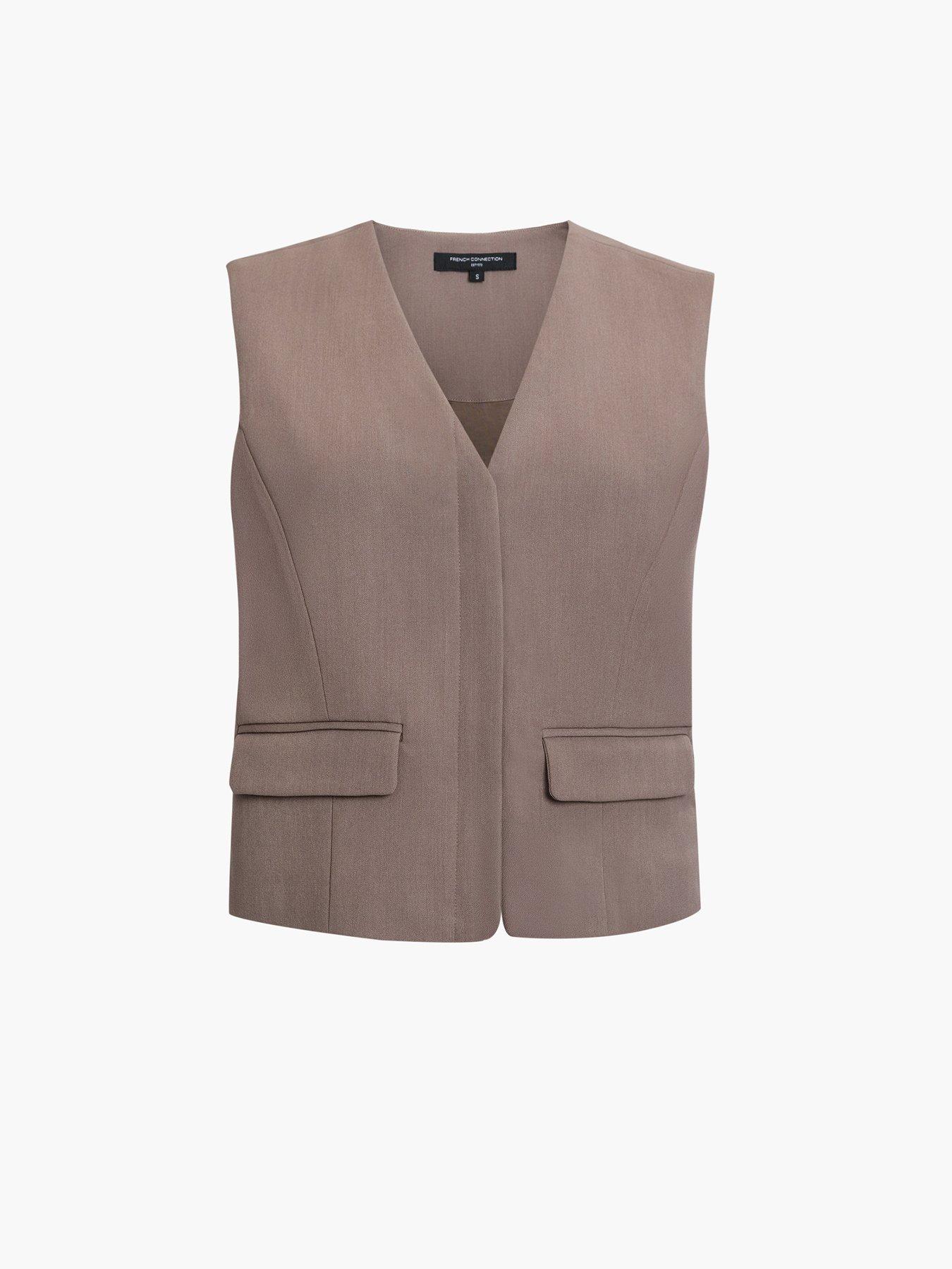 Image 5 of 5 of French Connection V-neck Sleeveless Waistcoat