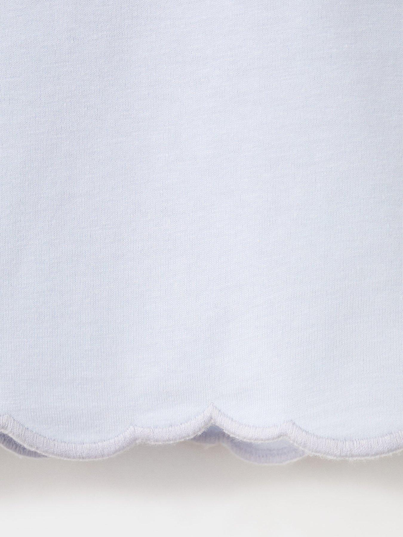 Image 3 of 4 of Mango Girls Starfish Short Sleeve Tshirt - Light Blue