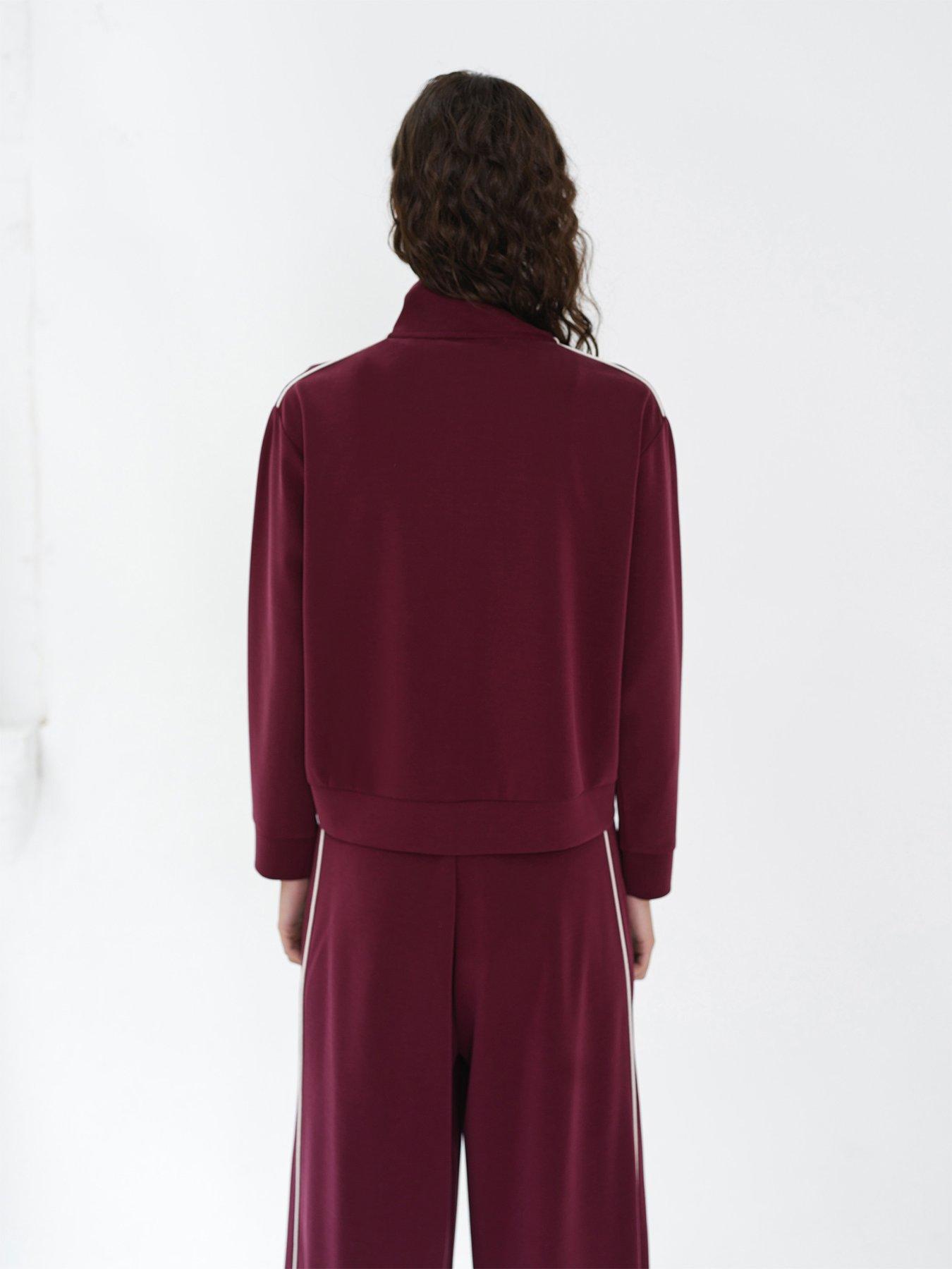 Image 2 of 5 of French Connection Zip-through Long Sleeve Jersey Jacket