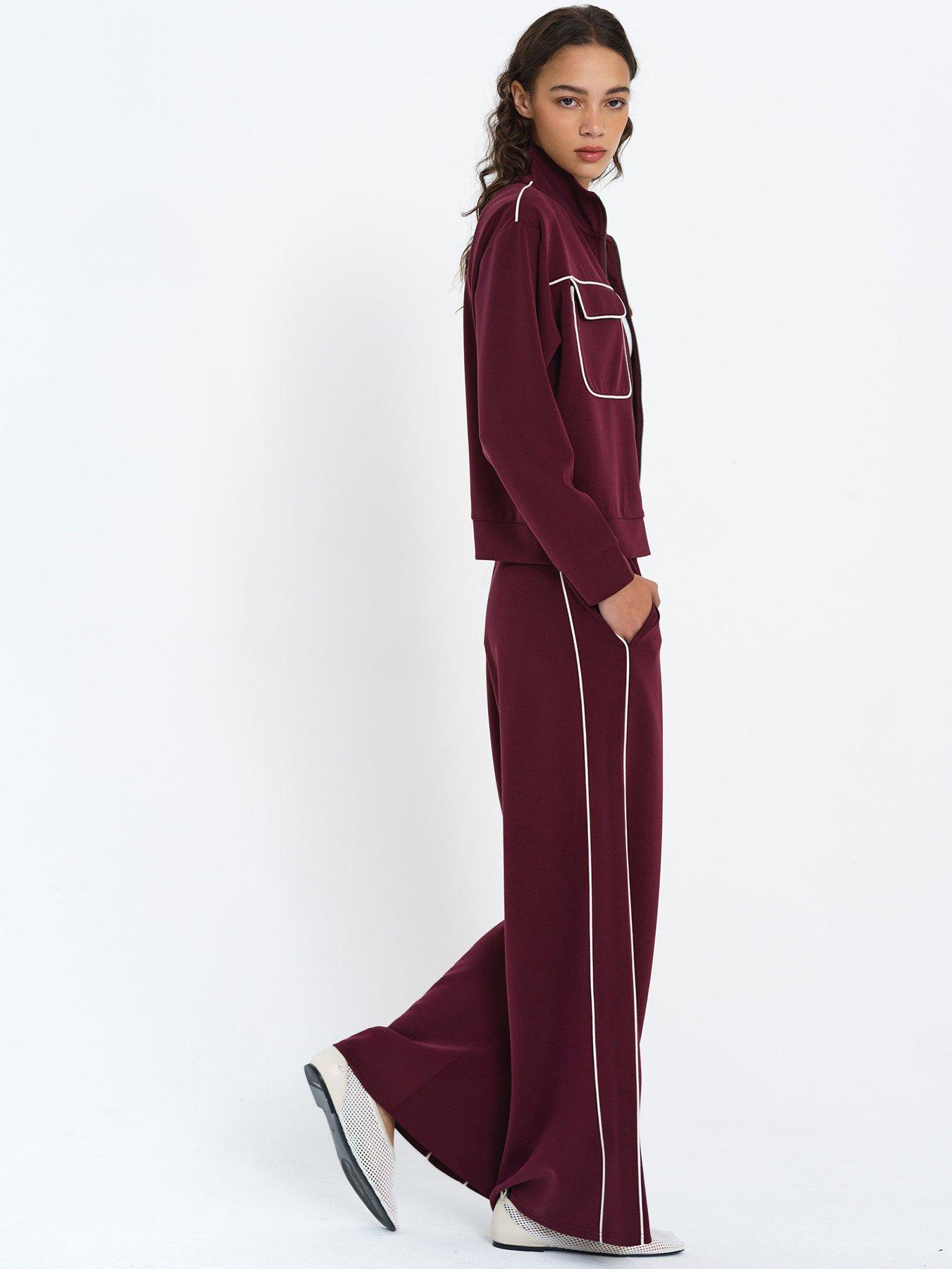 Image 4 of 5 of French Connection Zip-through Long Sleeve Jersey Jacket