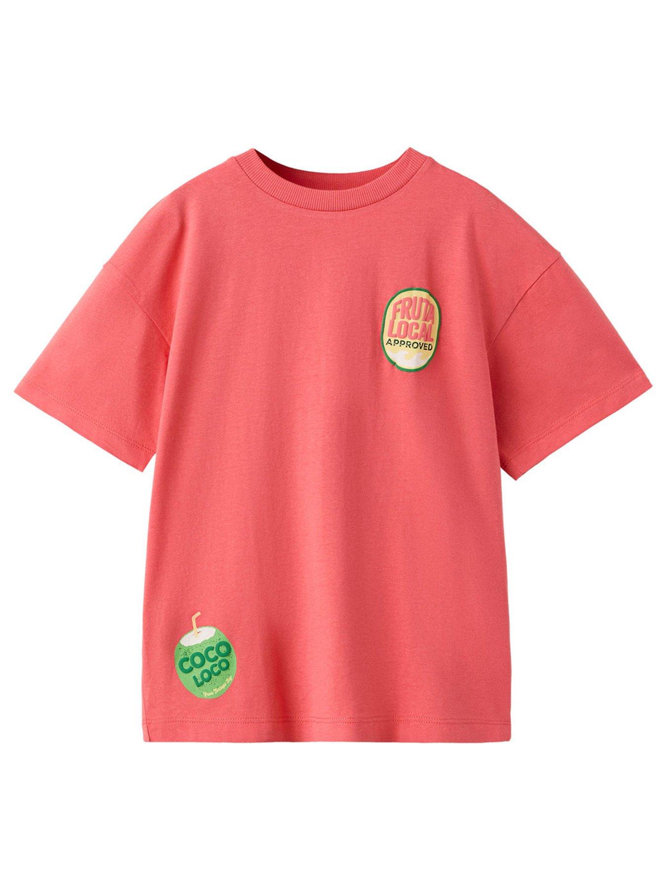 Mango Boys Fruit Short Sleeve T-shirt - Red