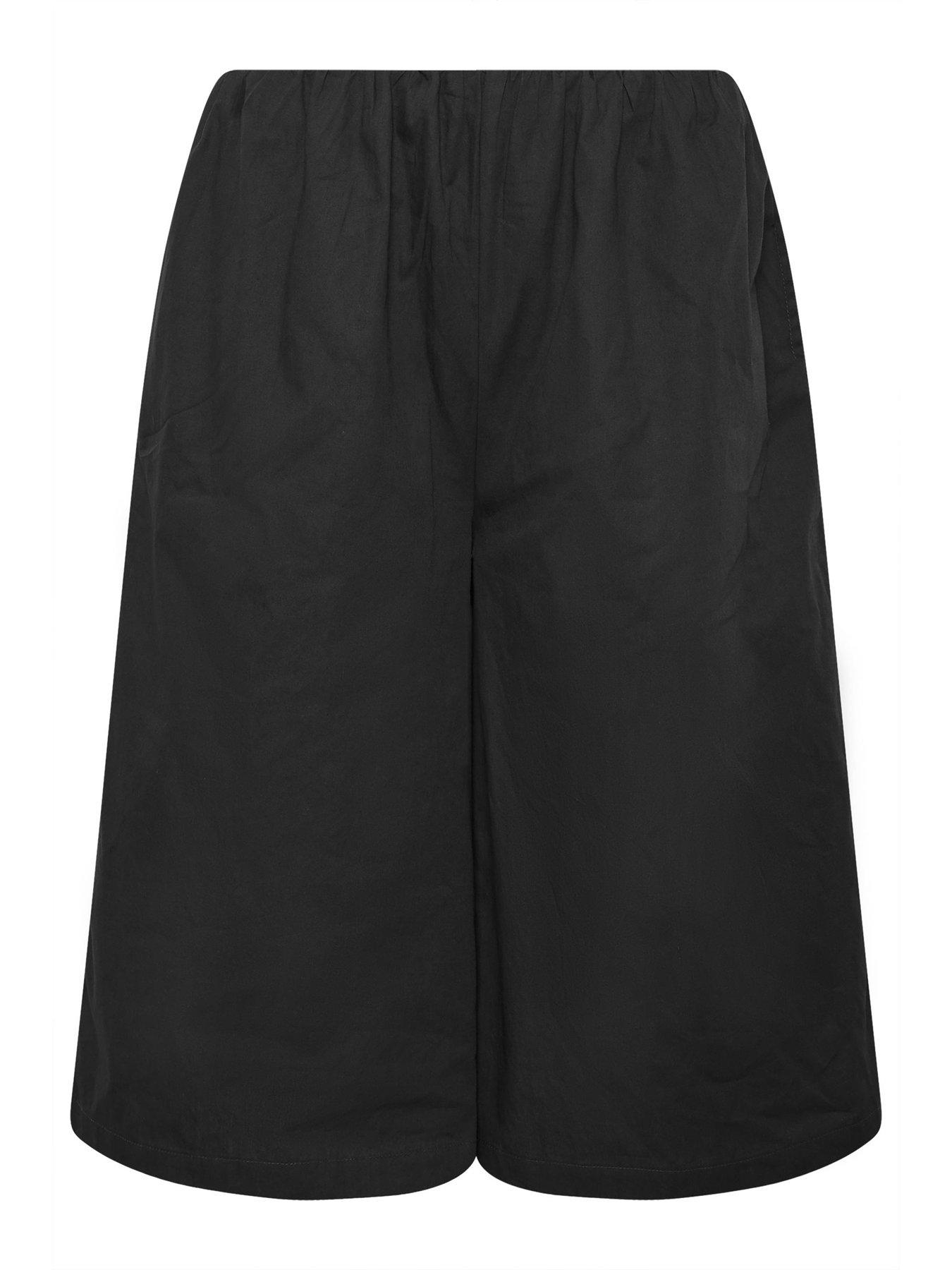 Image 5 of 5 of PixieGirl Petite Poplin Culotte - Black