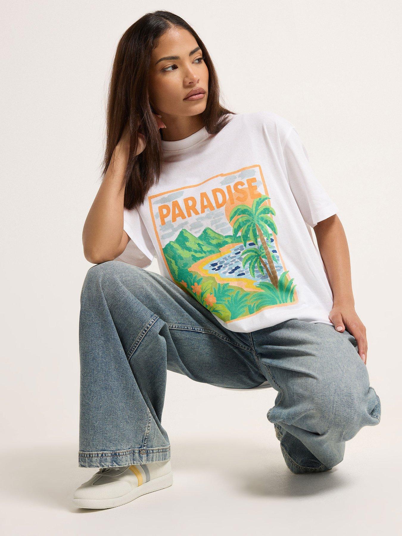 PixieGirl Petite Paradise T-Shirt - White