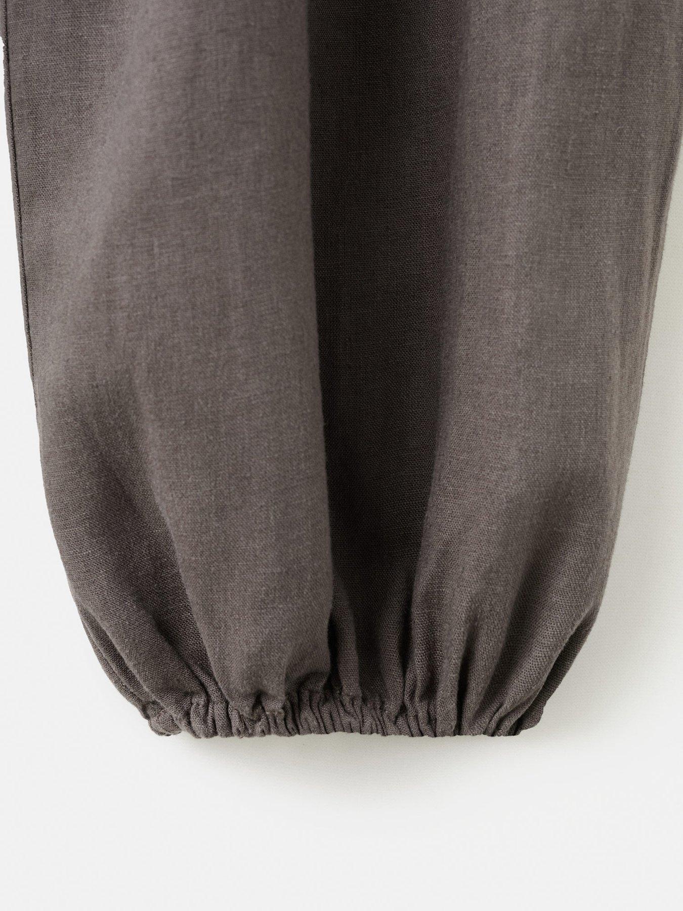 Image 4 of 4 of Mango Girls Balloon Trousers - Brown