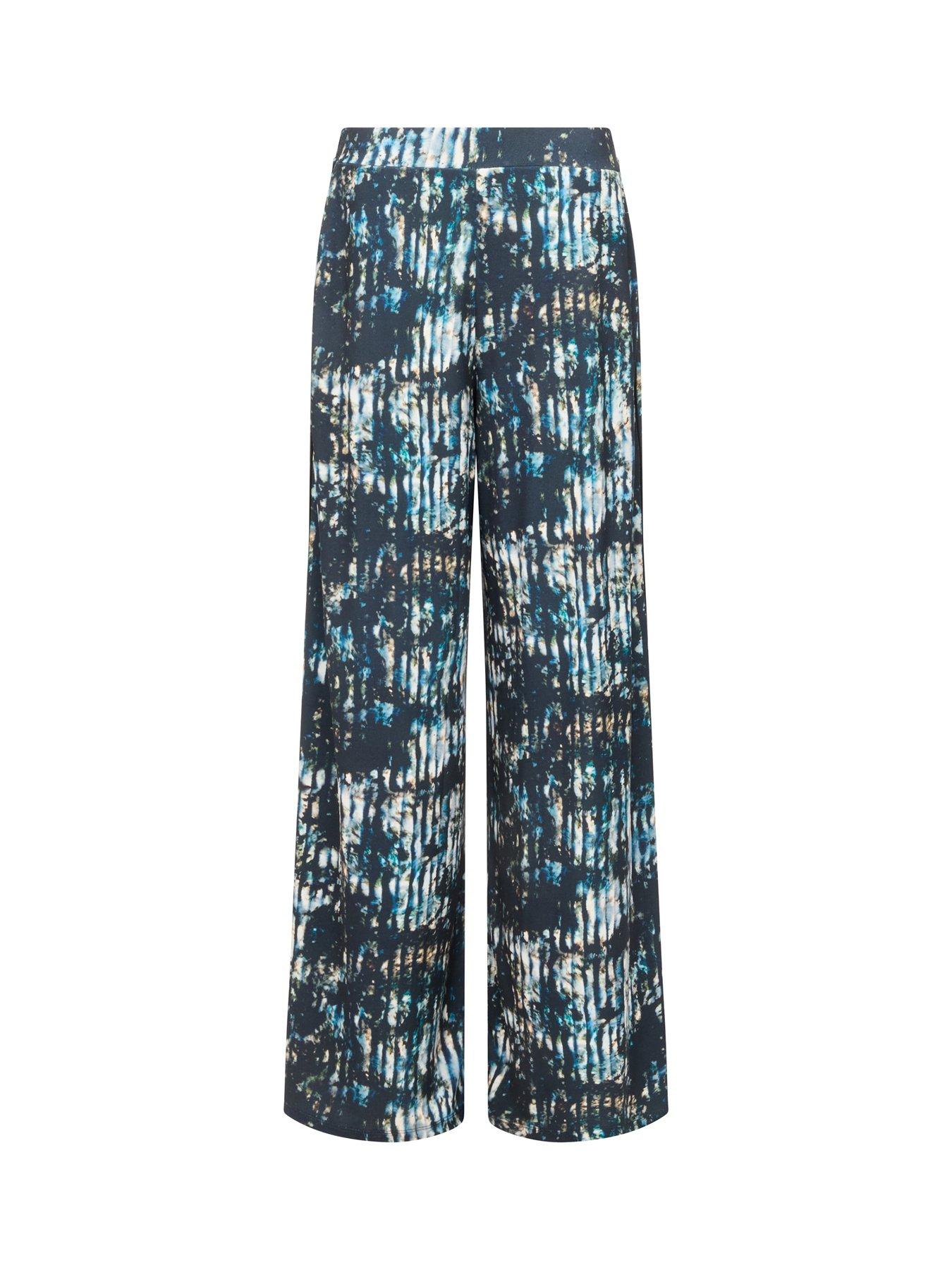 Image 5 of 5 of French Connection Tie-dye Wide Leg Elasticated Trousers