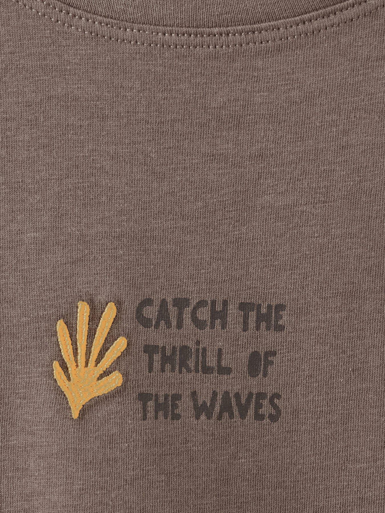 Image 3 of 4 of Mango Boys Ocean Spell Short Sleeve Tshirt - Brown