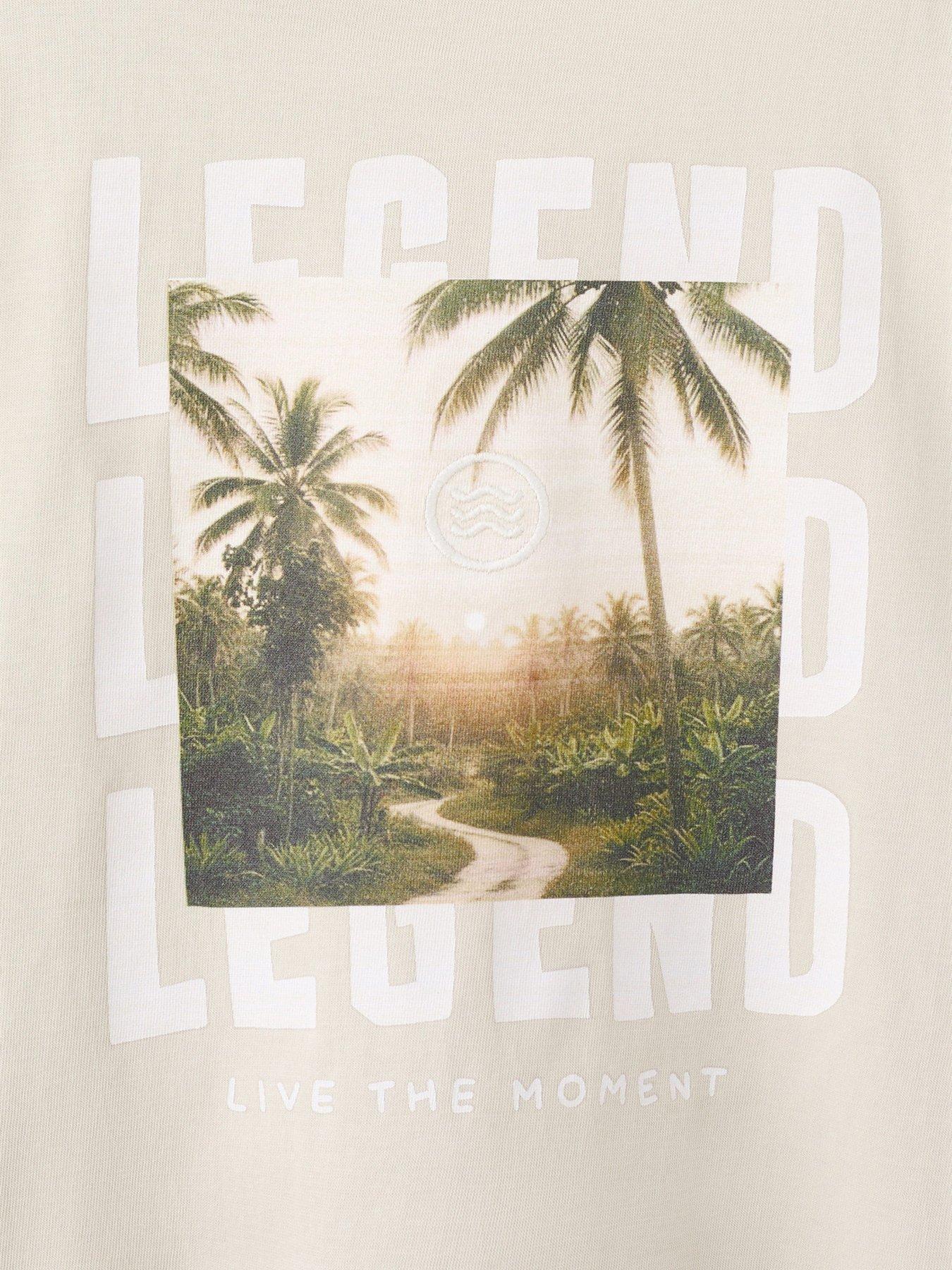 Image 5 of 5 of Mango Boys Legend Short Sleeve Tshirt - Beige