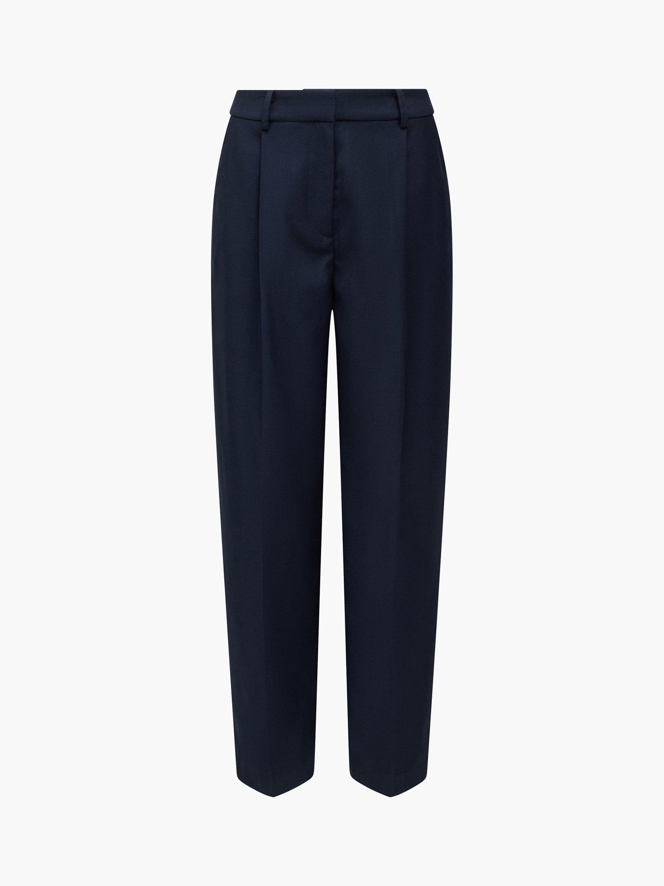 Image 4 of 4 of French Connection Barrel Leg Formal Trousers