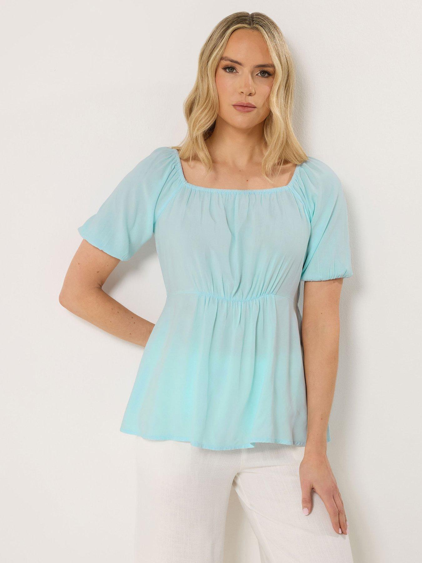 Image 1 of 4 of Long Tall Sally Tall Square Neck Blouse