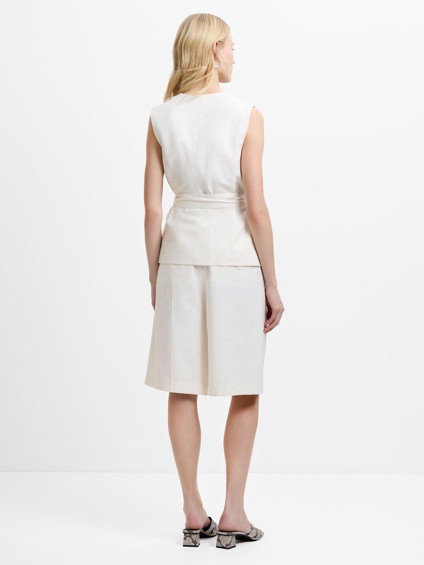 Image 3 of 5 of French Connection Wrap-style Side Tie Sleeveless Waistcoat