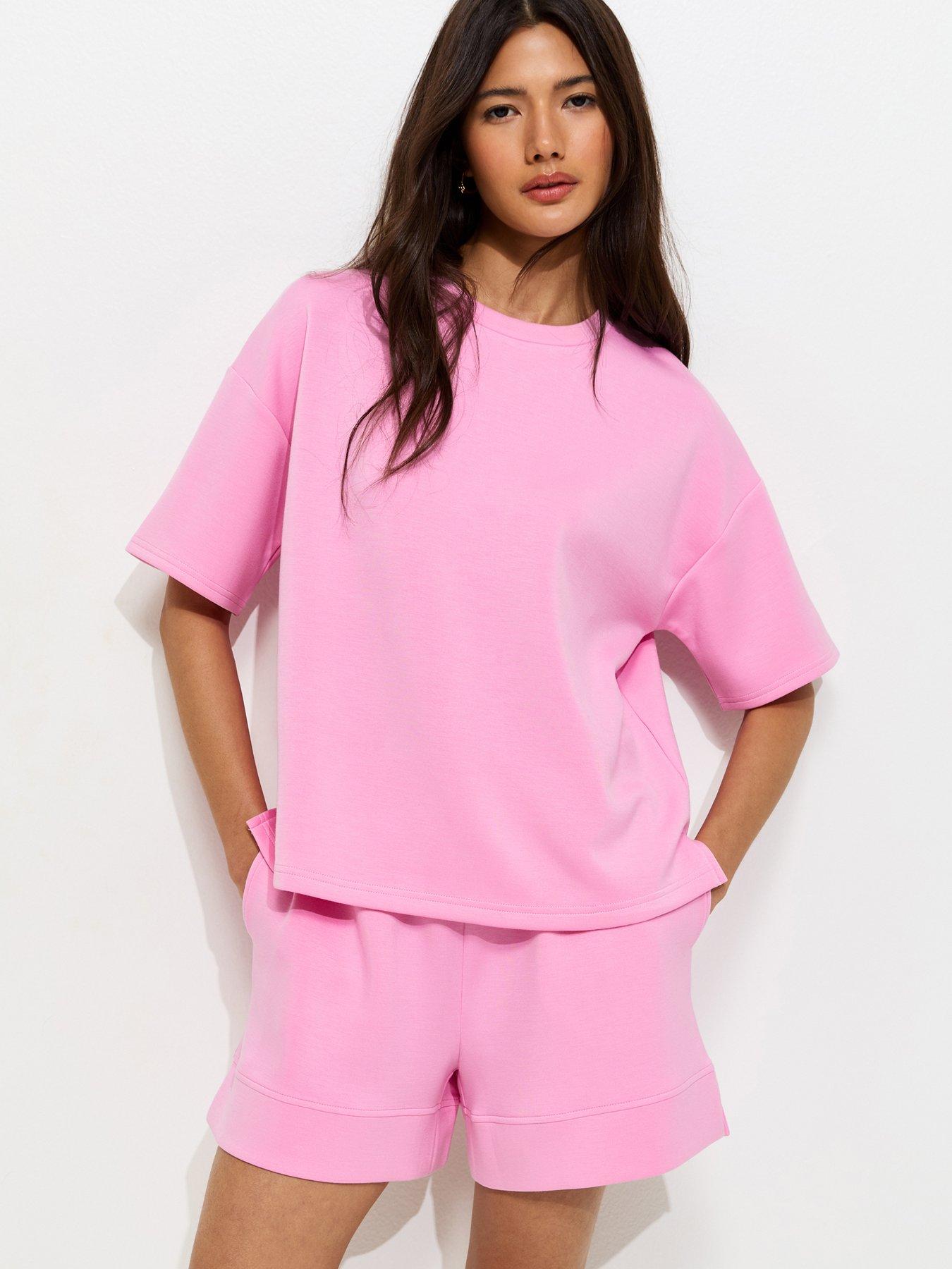 New Look Premium Light Pink Co-ord Sweatshirt T-shirt