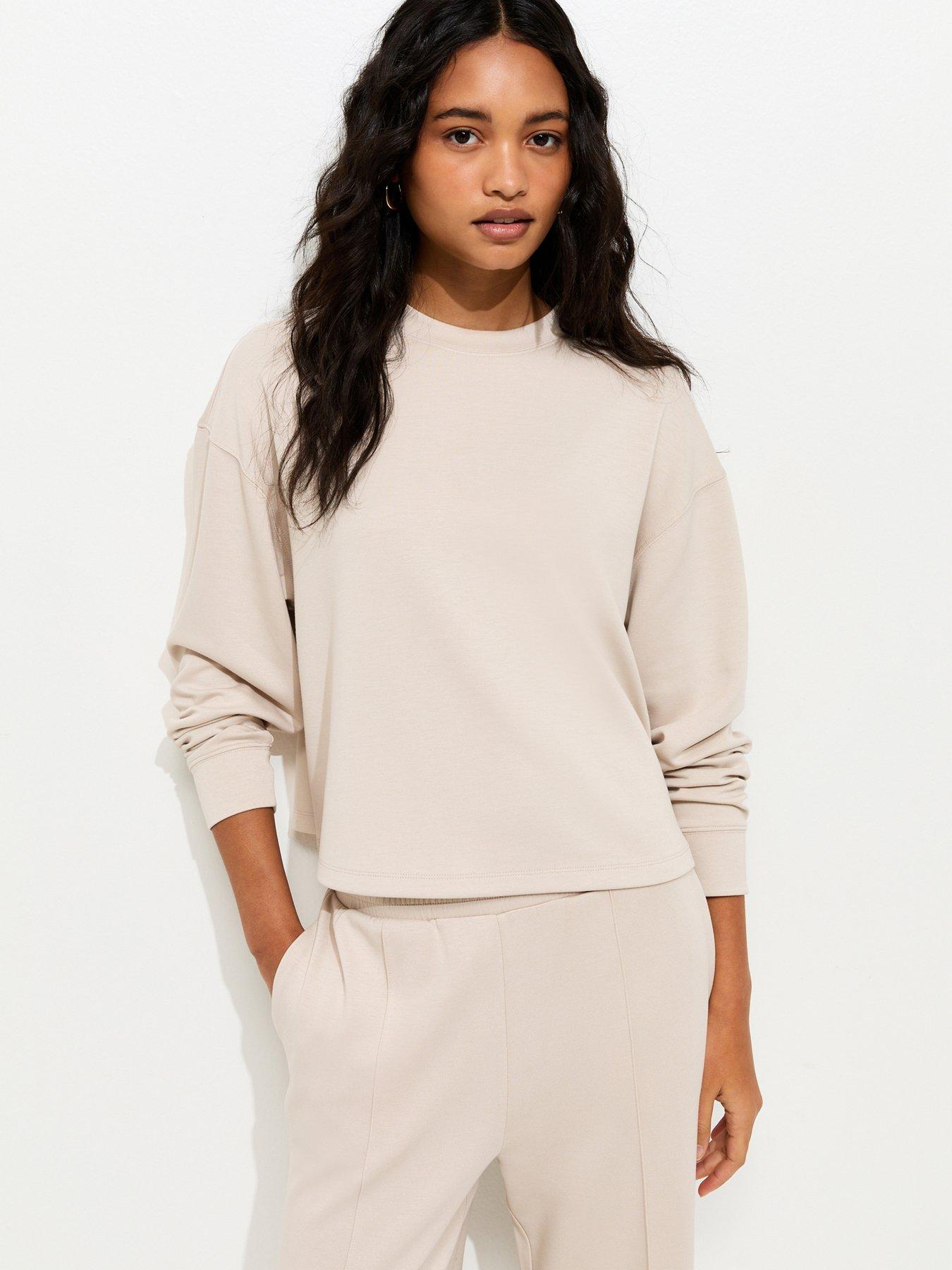 New Look Premium Stone Co-ord Sweatshirt
