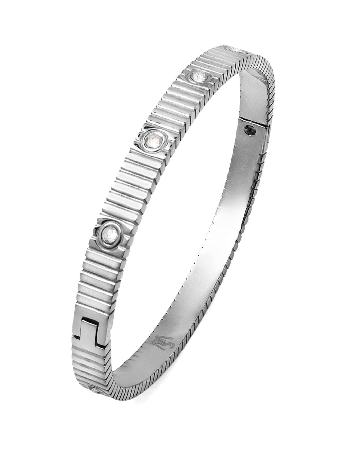 Say It With Love Bangle - Silver