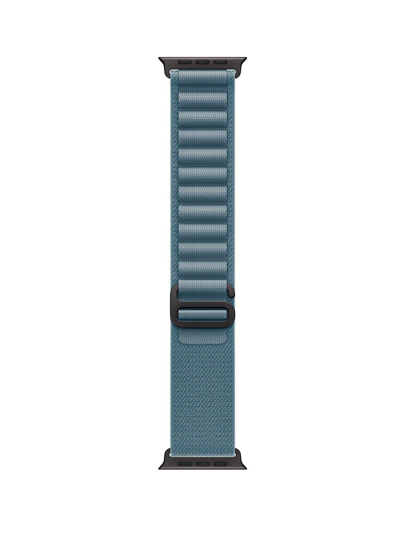 Image 1 of 2 of Apple Watch&nbsp;49mm Light Blue Alpine&nbsp;Loop -&nbsp;Small - Black Titanium Finish