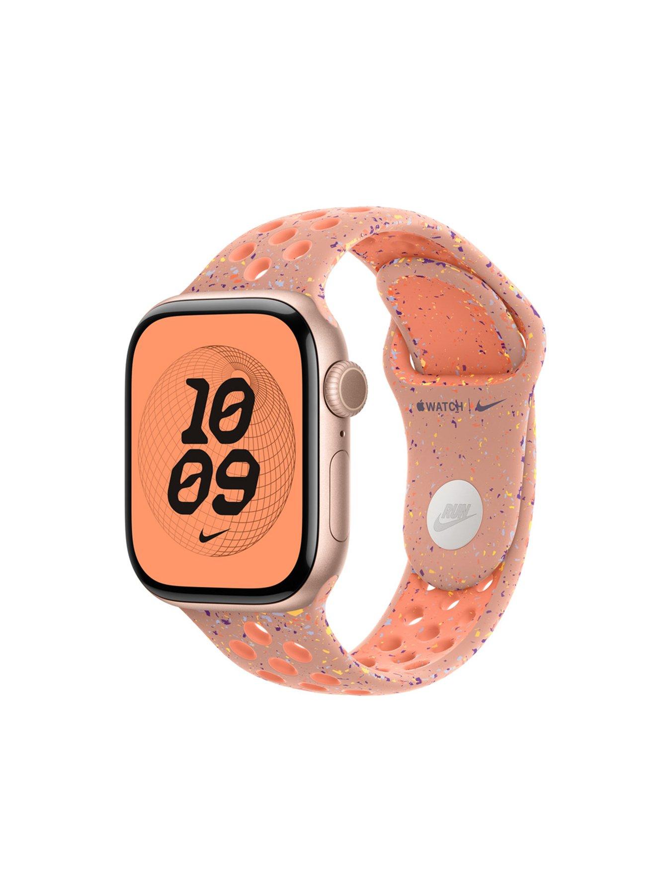 Image 2 of 2 of Apple Watch 46mm Alpenglow Pink Nike Sport Band - M/L