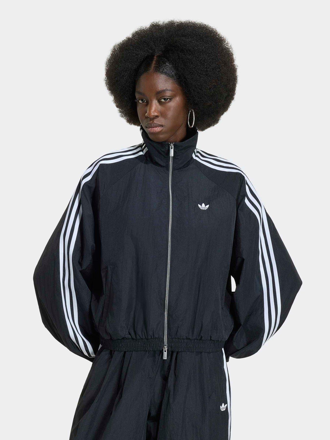 Image 1 of 6 of adidas Originals Womens Balloon Tracksuit Top - Black