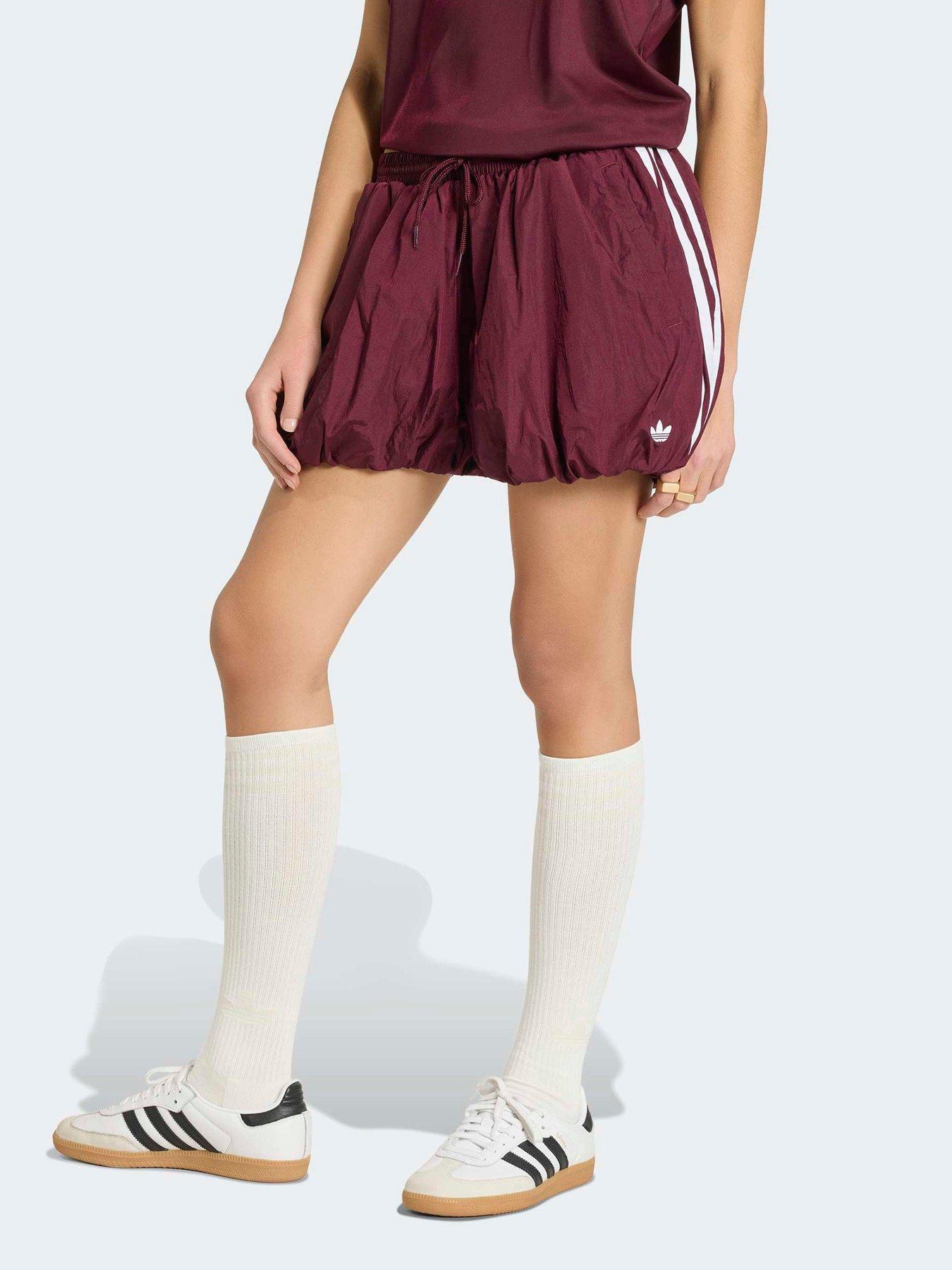 Adidas Originals Womens Ballon Shorts - Maroon