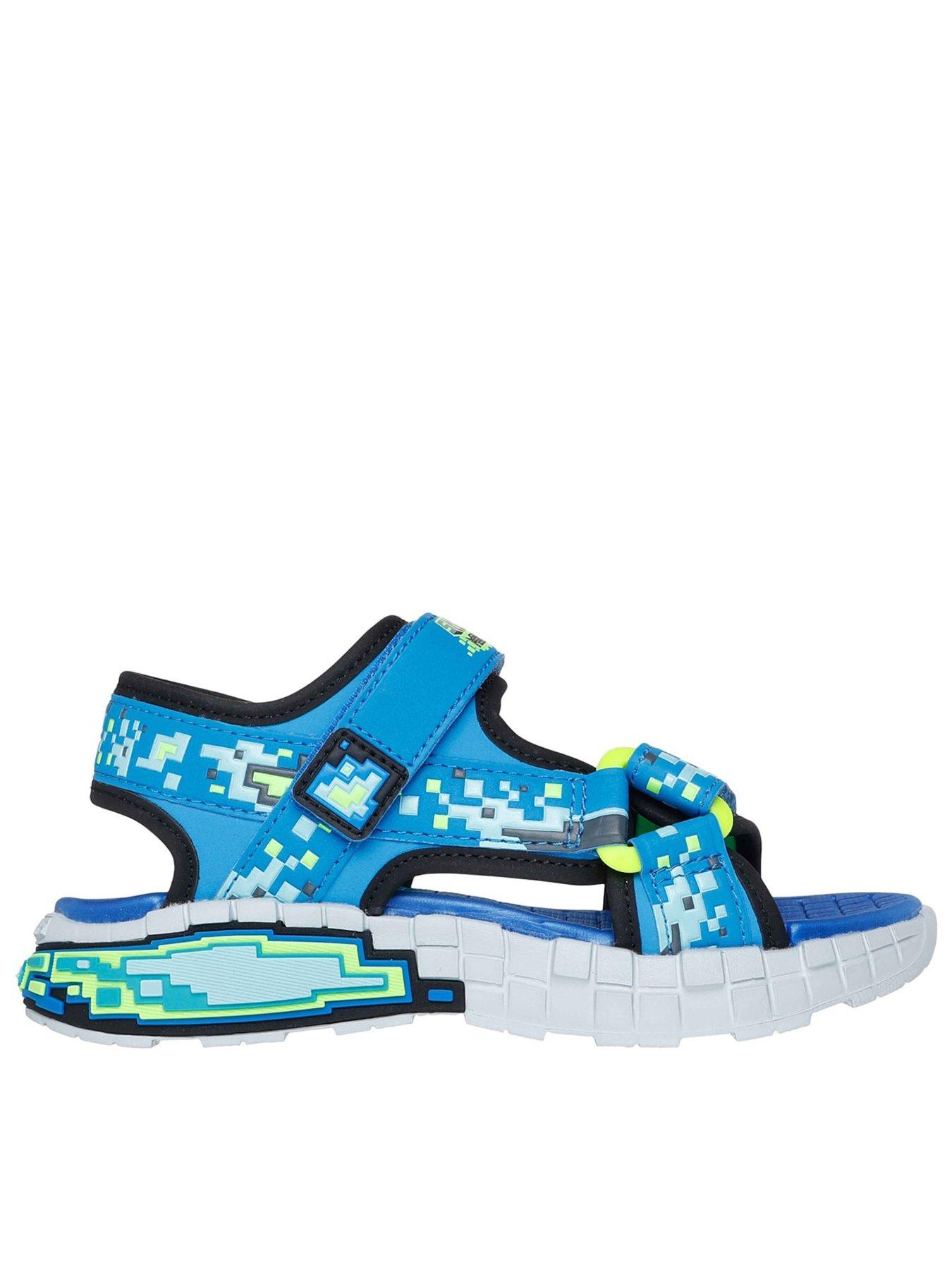Skechers Kids Mega-Splash 4k Sandal - Blue