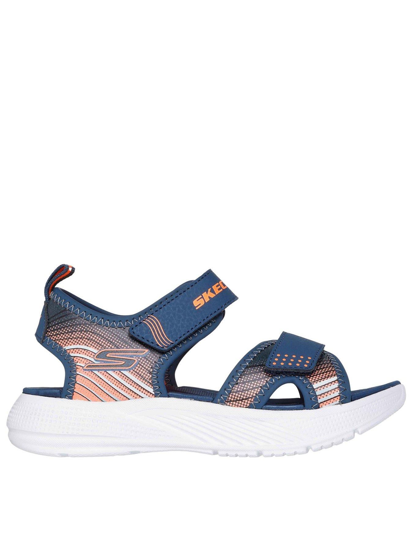 Skechers Kids Microspec Splash Sandal - Navy